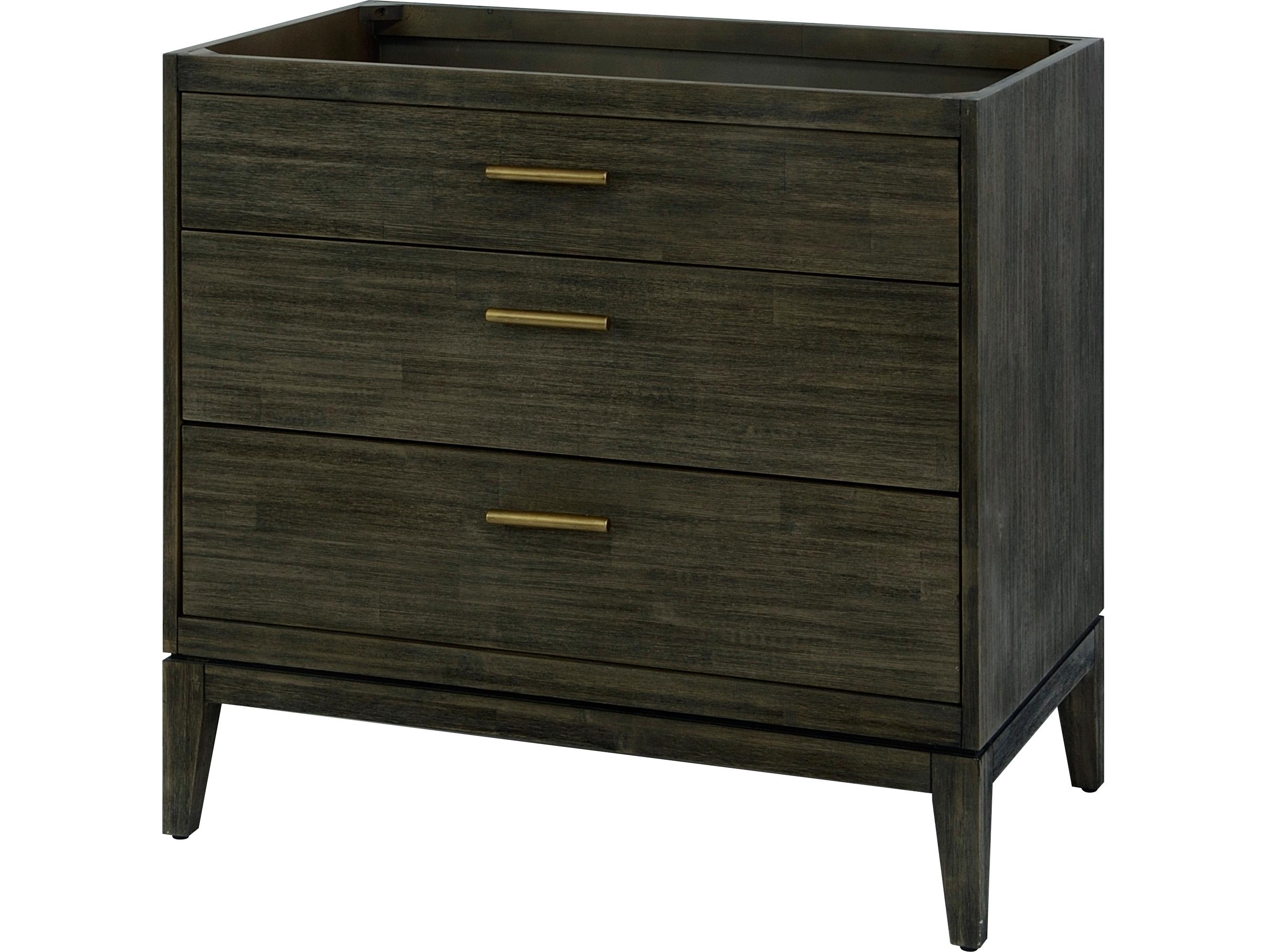 Le Bath Tyler 36'' Dark Pearl Vanity Base