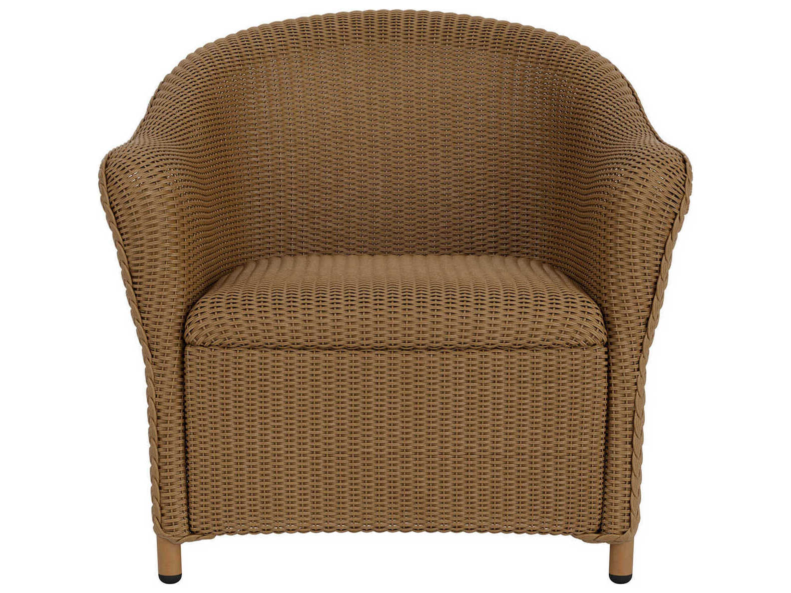 Lloyd Flanders Reflections Wicker Outdoor Patio Lounge Chair with Padded Seat