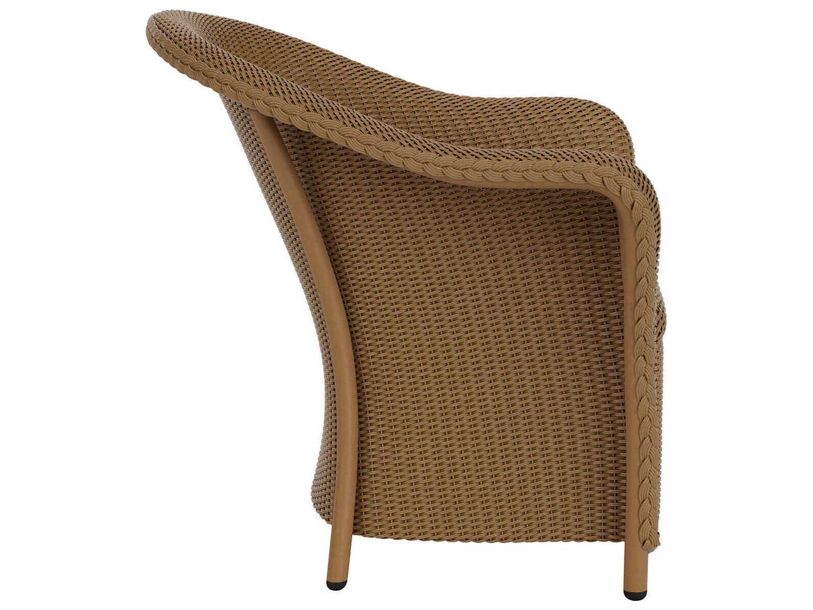 Lloyd Flanders Reflections Wicker Outdoor Patio Lounge Chair with Padded Seat