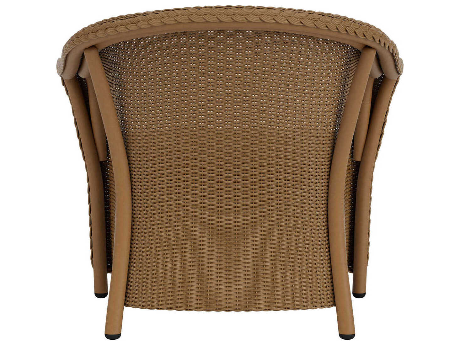 Lloyd Flanders Reflections Wicker Outdoor Patio Lounge Chair with Padded Seat