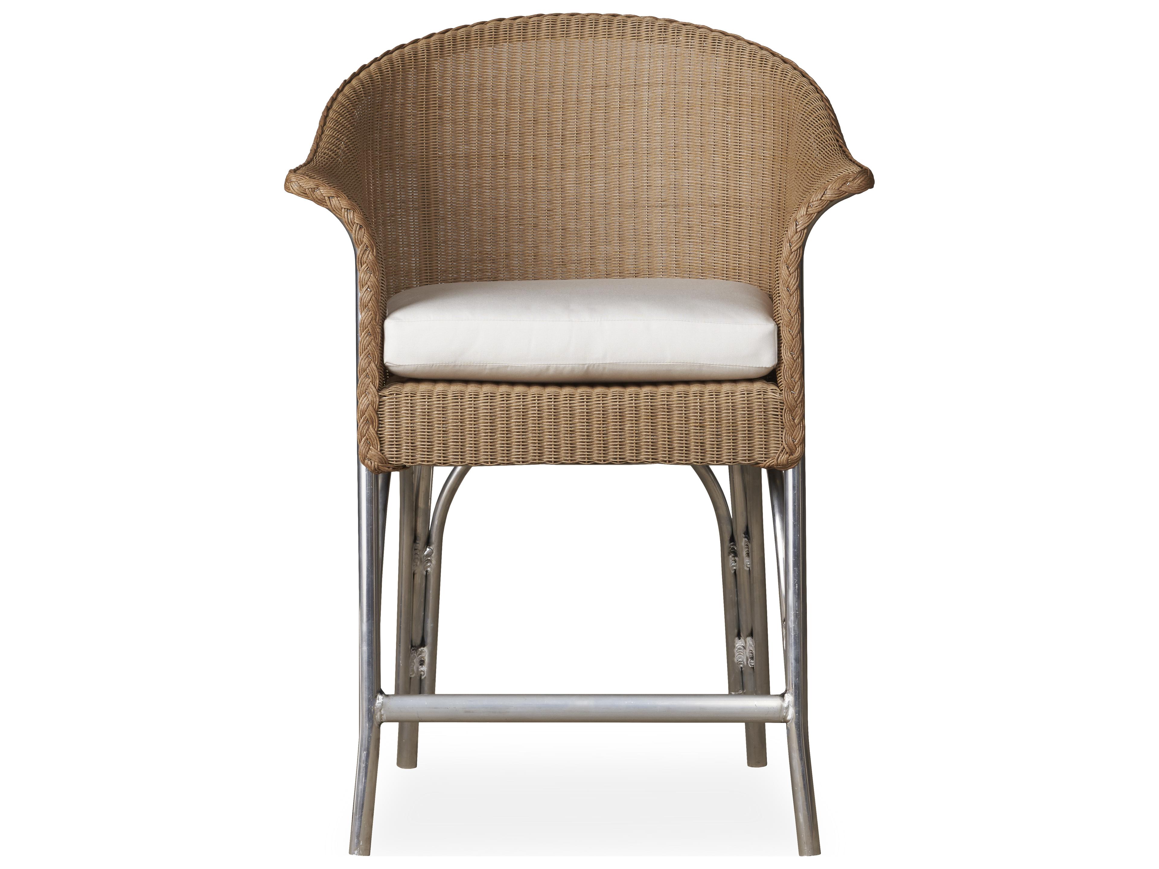 Lloyd Flanders All Seasons Wicker Outdoor Counter Stool