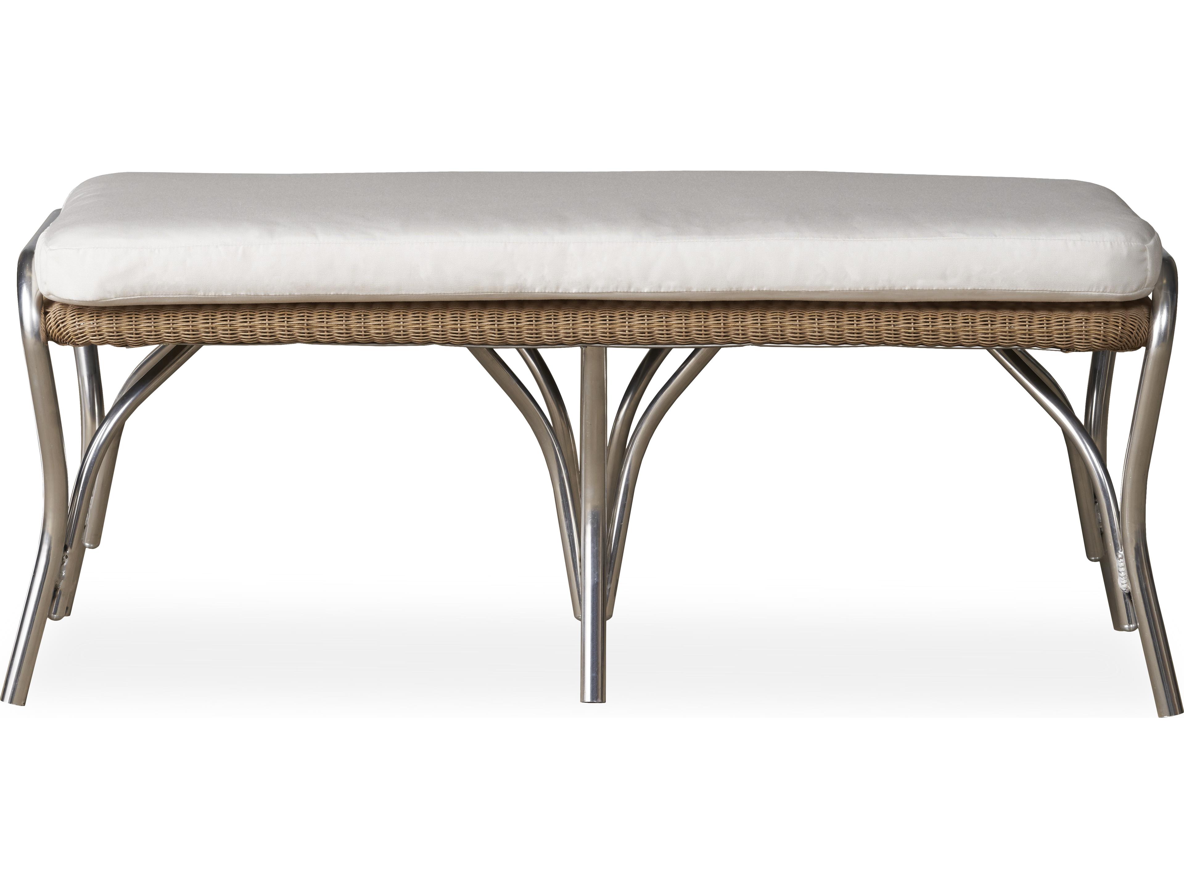 Lloyd Flanders All Seasons Wicker Large Outdoor Ottoman