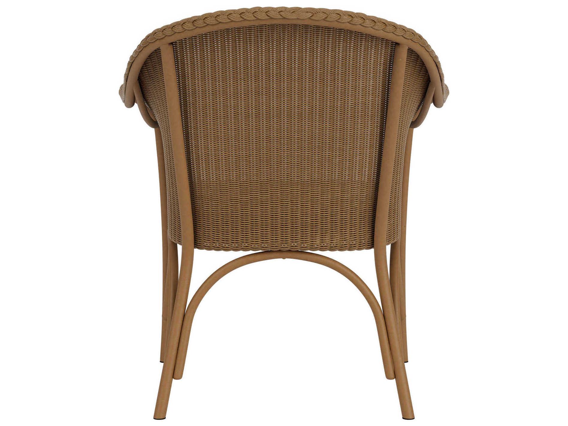 Lloyd Flanders All Seasons Wicker Patio Lounge Chair with Padded Seat