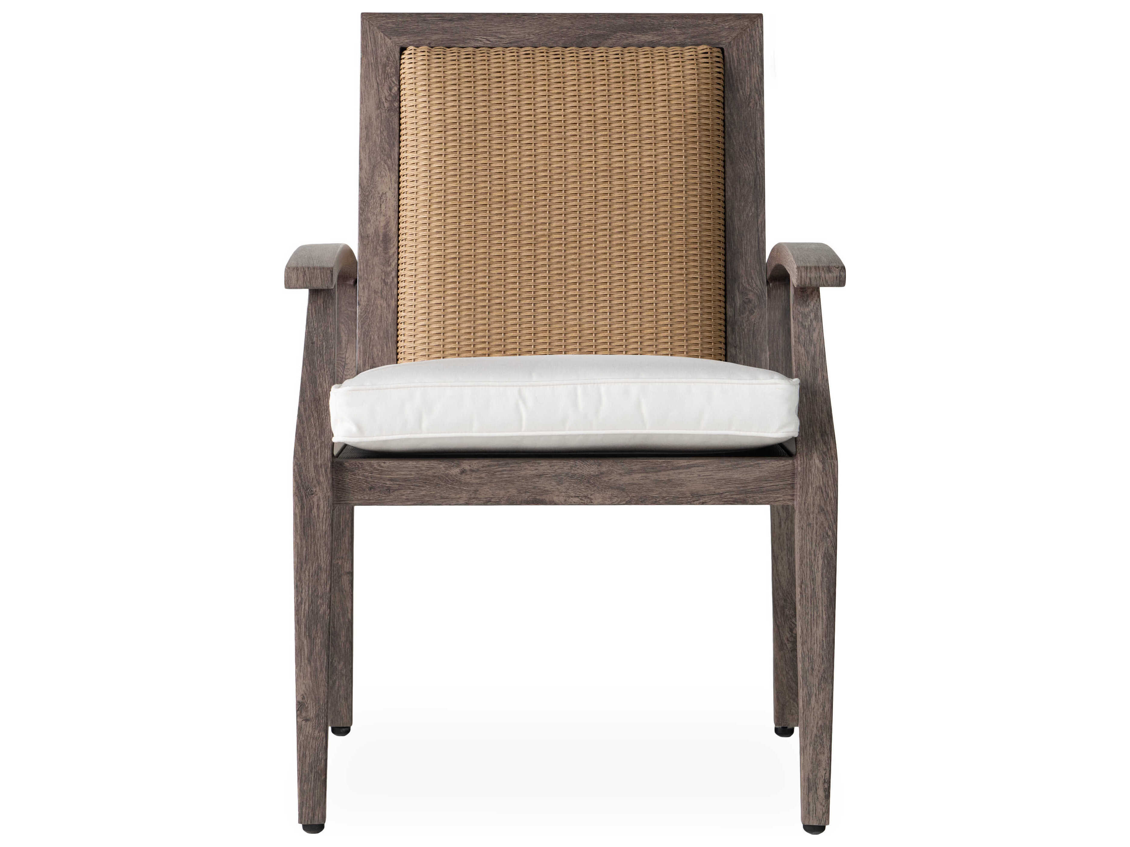 Lloyd Flanders Frontier Aluminum Outdoor Dining Arm Chair