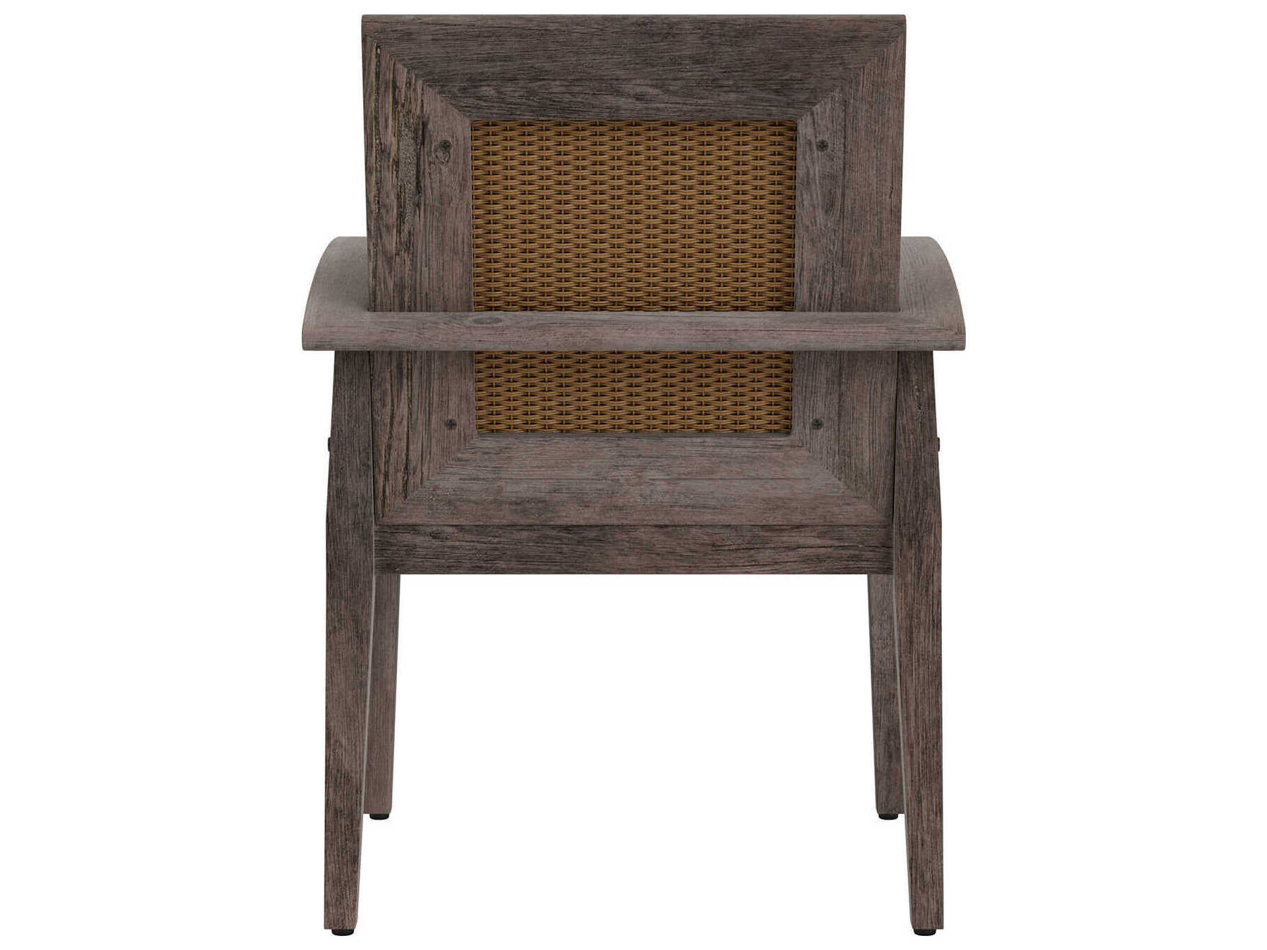 Lloyd Flanders Frontier Aluminum Outdoor Dining Arm Chair