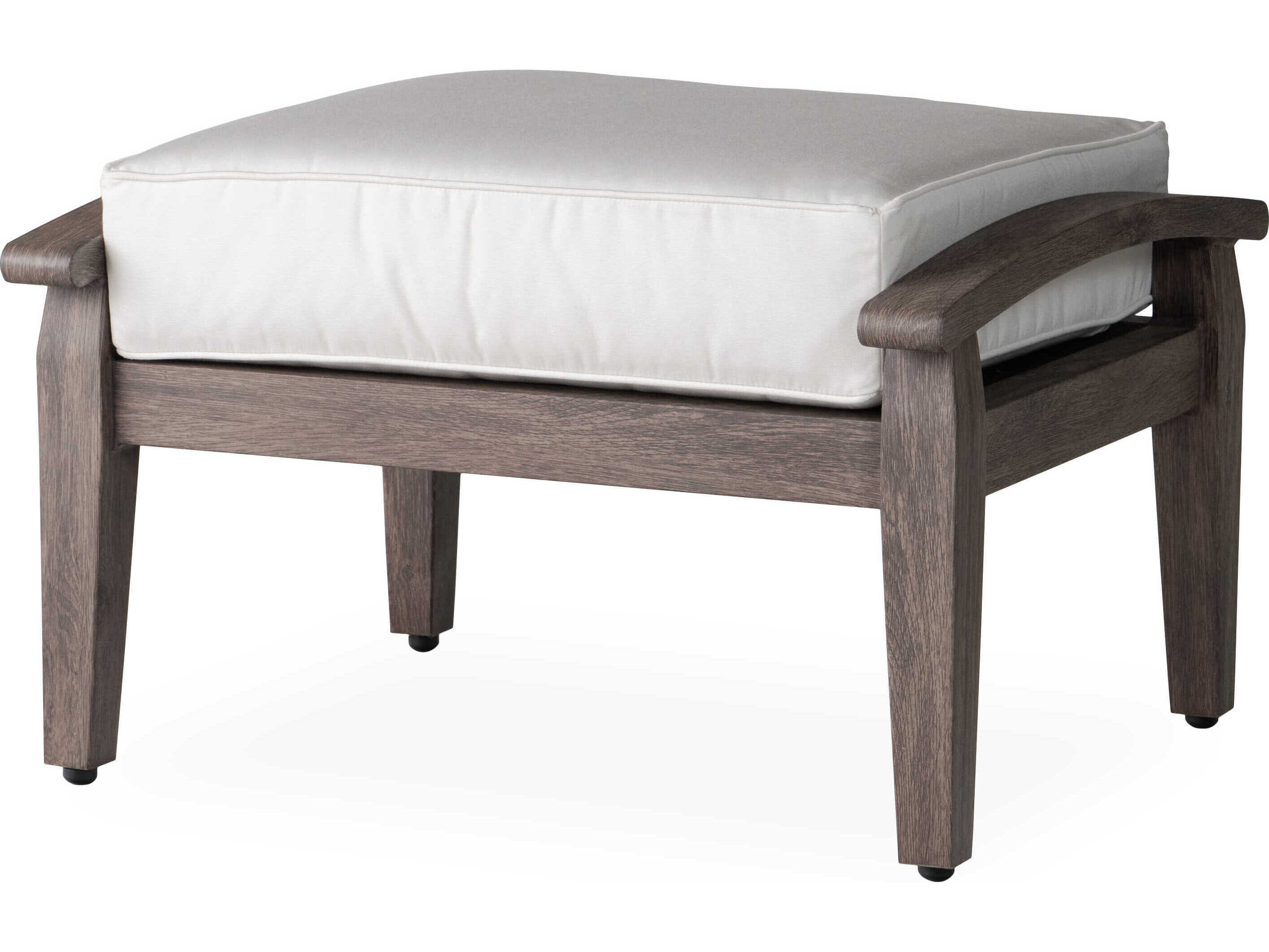 Lloyd Flanders Frontier Aluminum Outdoor Ottoman