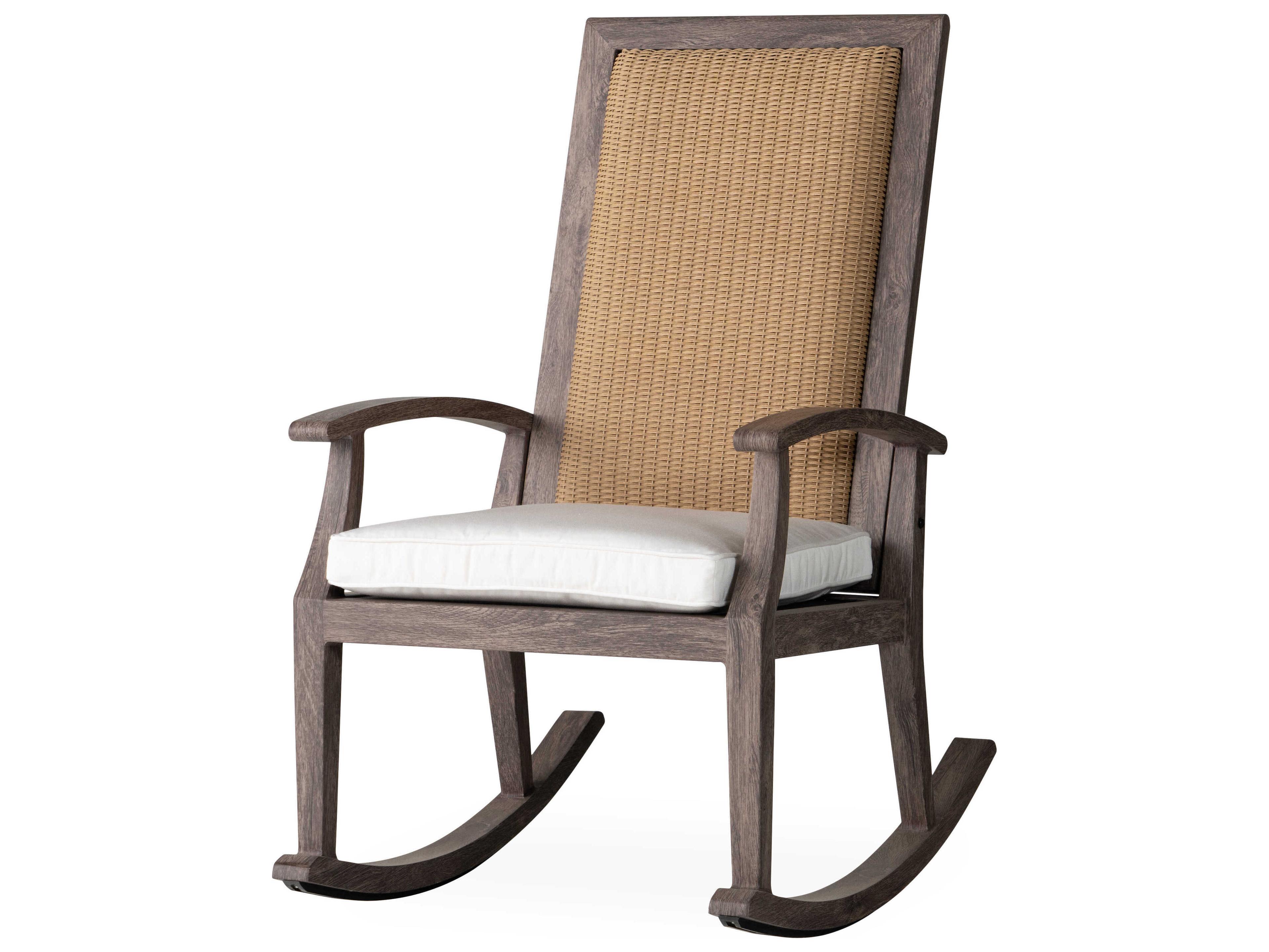 Lloyd Flanders Frontier Aluminum High Back Porch Rocker Chair