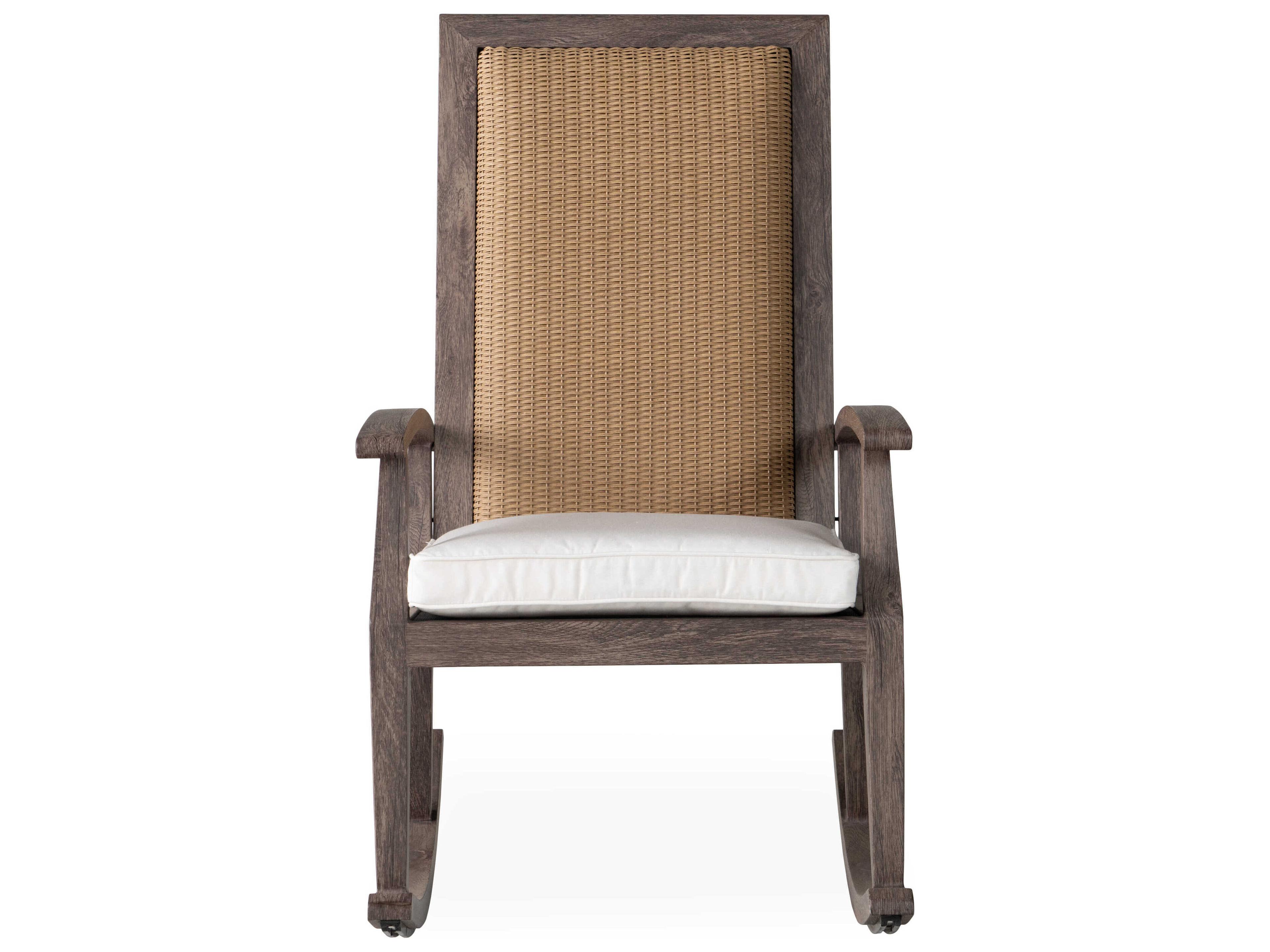 Lloyd Flanders Frontier Aluminum High Back Porch Rocker Chair