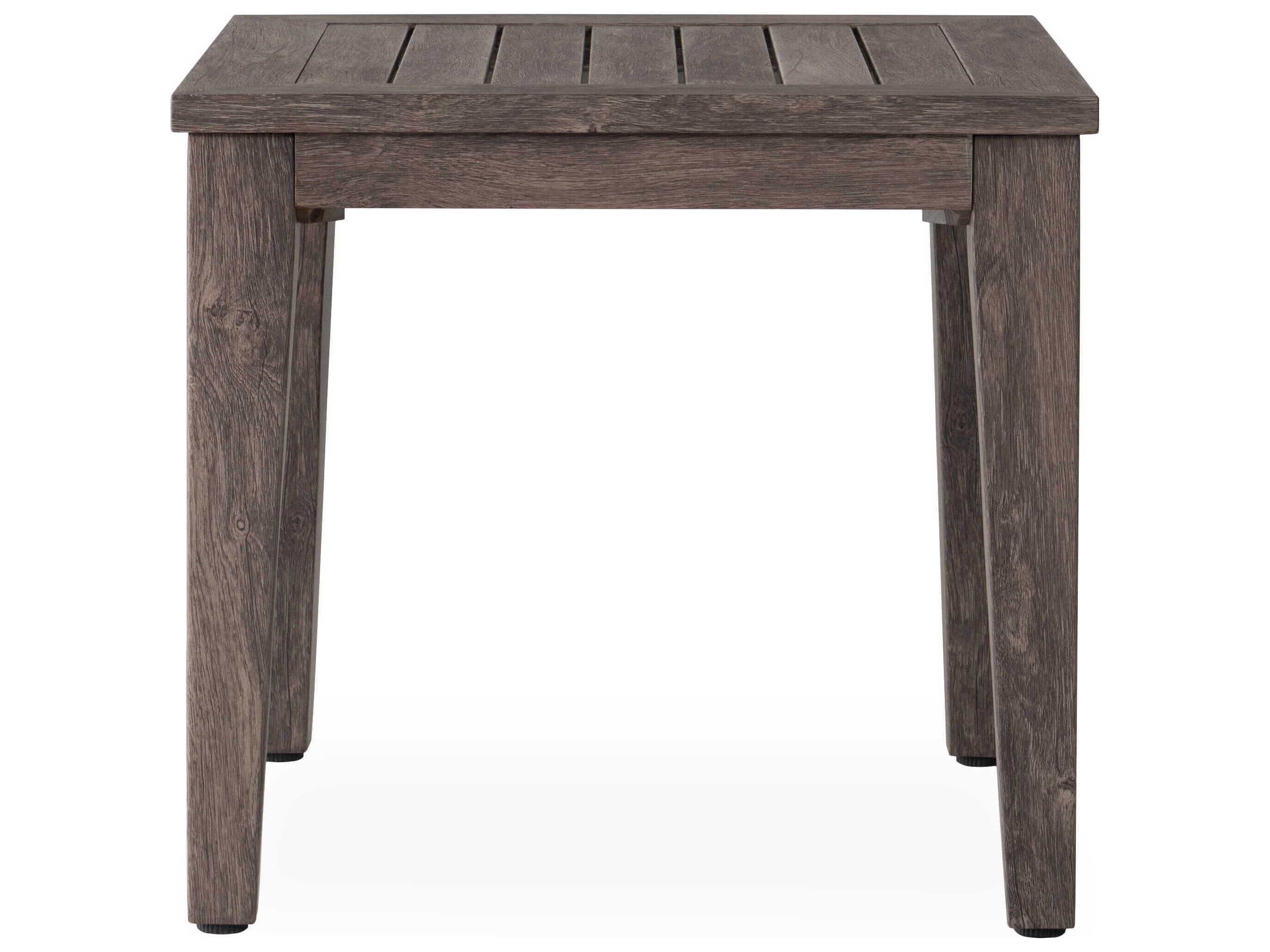 Lloyd Flanders Frontier Aluminum Square Patio End Table