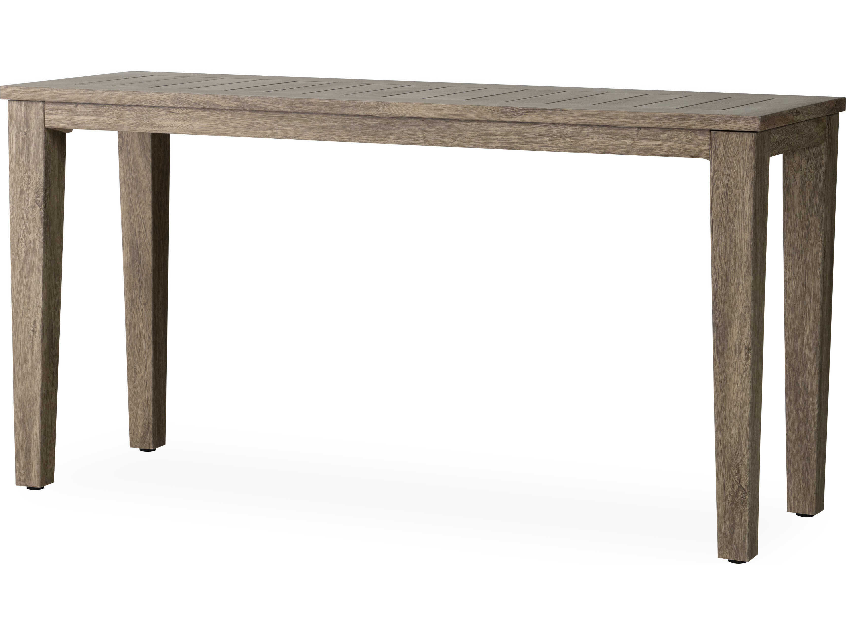 Lloyd Flanders Frontier Aluminum Rectangular Patio Console Table