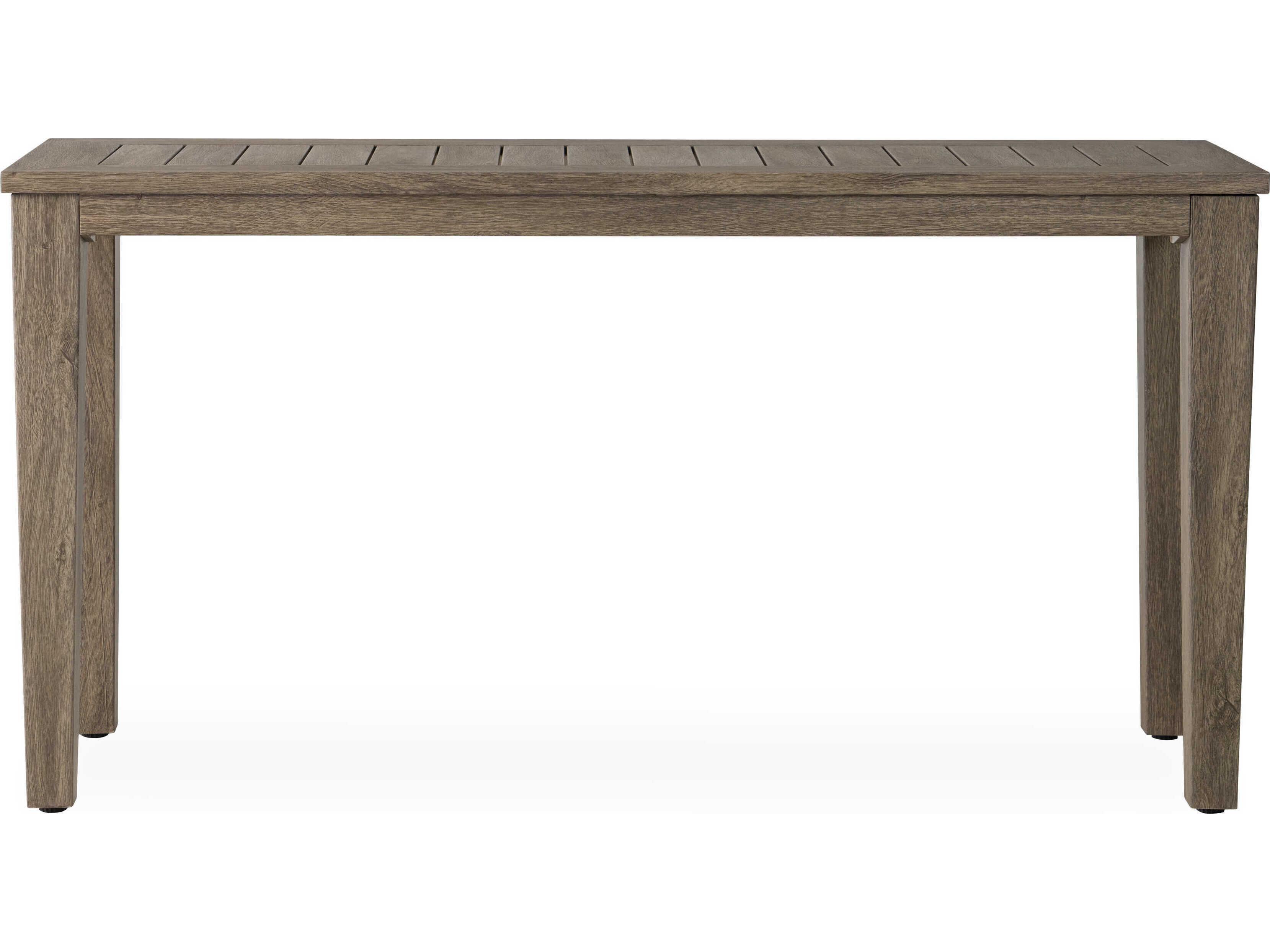 Lloyd Flanders Frontier Aluminum Rectangular Patio Console Table