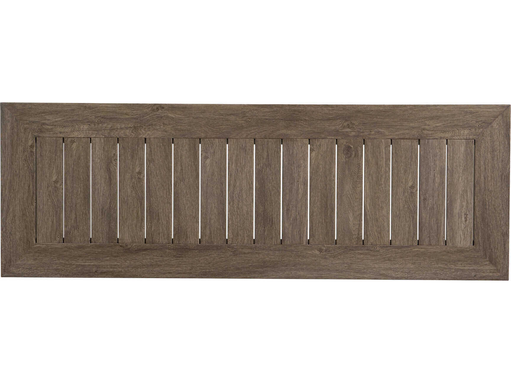 Lloyd Flanders Frontier Aluminum Rectangular Patio Console Table