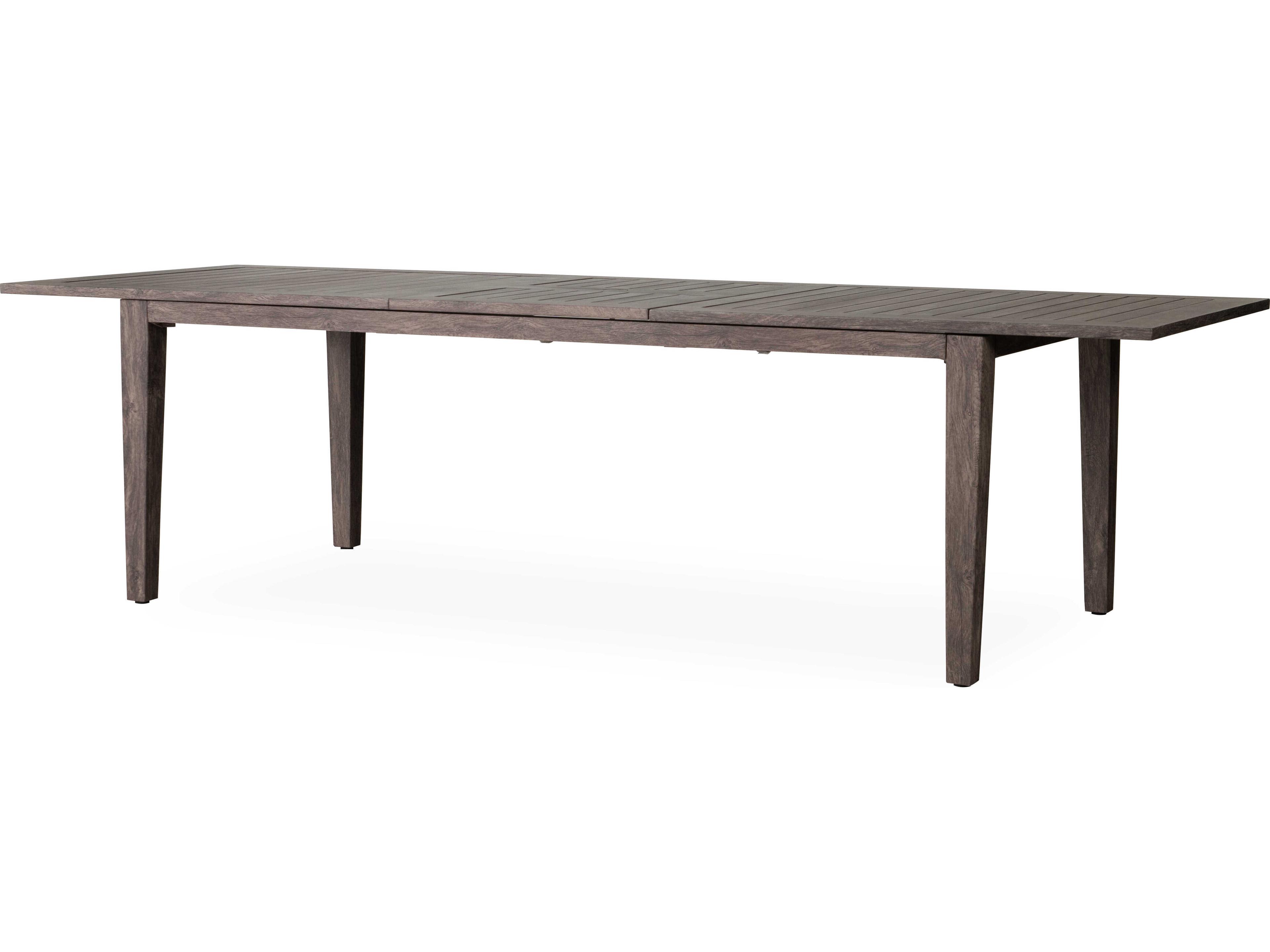 Lloyd Flanders Frontier Aluminum Rectangular Butterfly Patio Dining Table