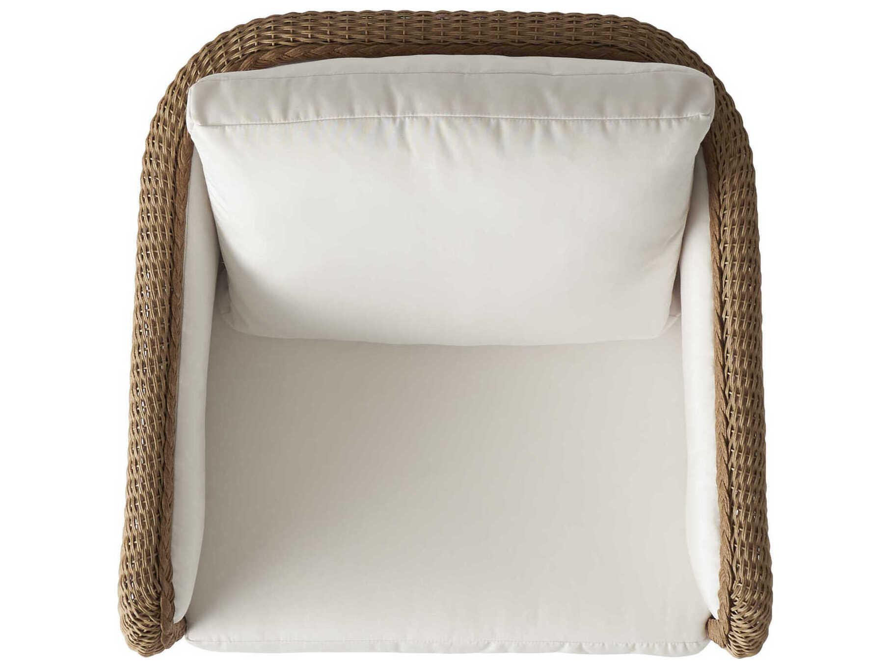 Lloyd Flanders Visions Wicker Outdoor Patio Dining Arm Chair