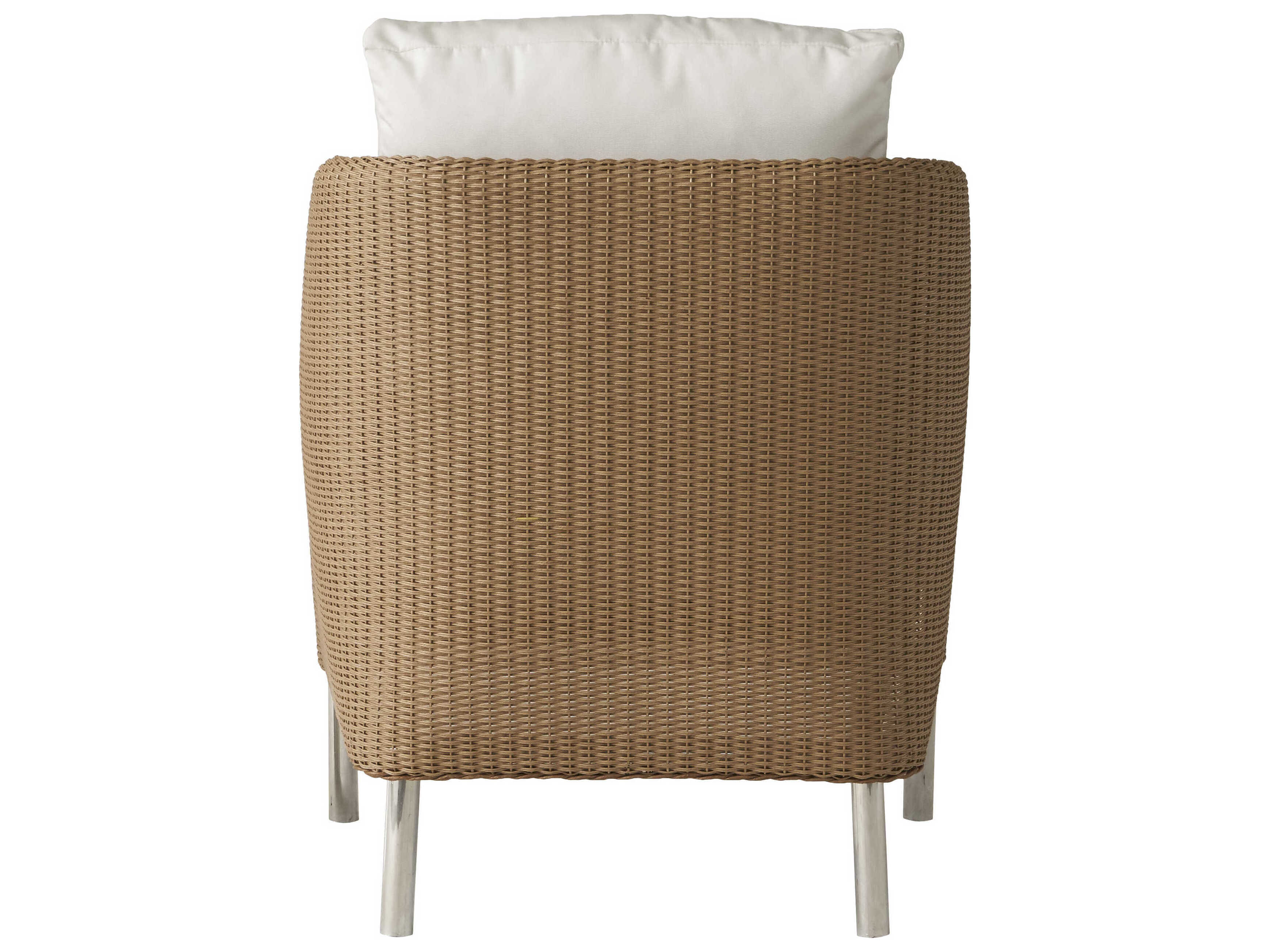 Lloyd Flanders Visions Wicker Outdoor Patio Dining Arm Chair