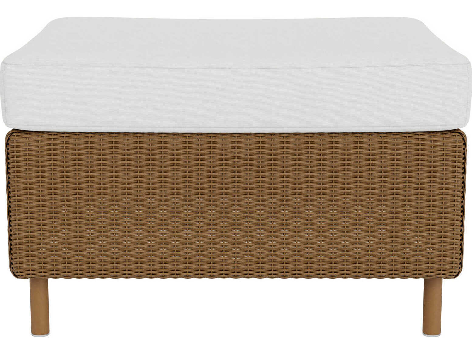 Lloyd Flanders Visions Wicker Outdoor Patio Ottoman