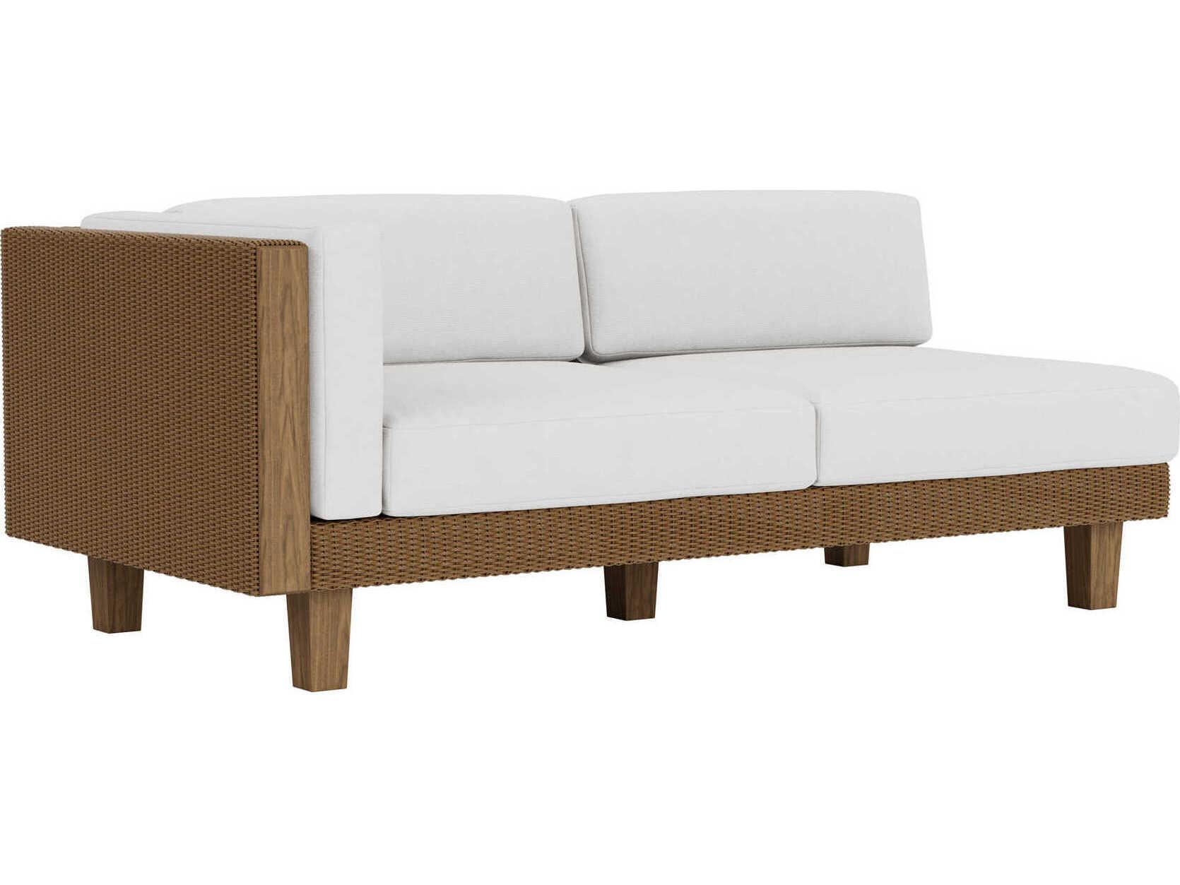 Lloyd Flanders Catalina Wicker Right Arm Outdoor Loveseat