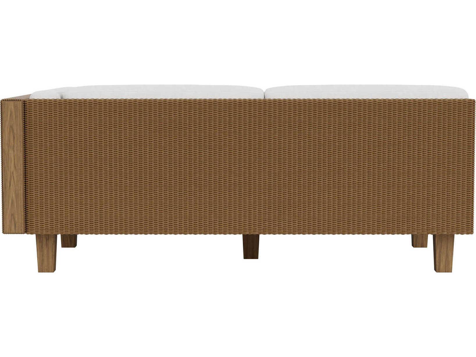 Lloyd Flanders Catalina Wicker Left Arm Settee