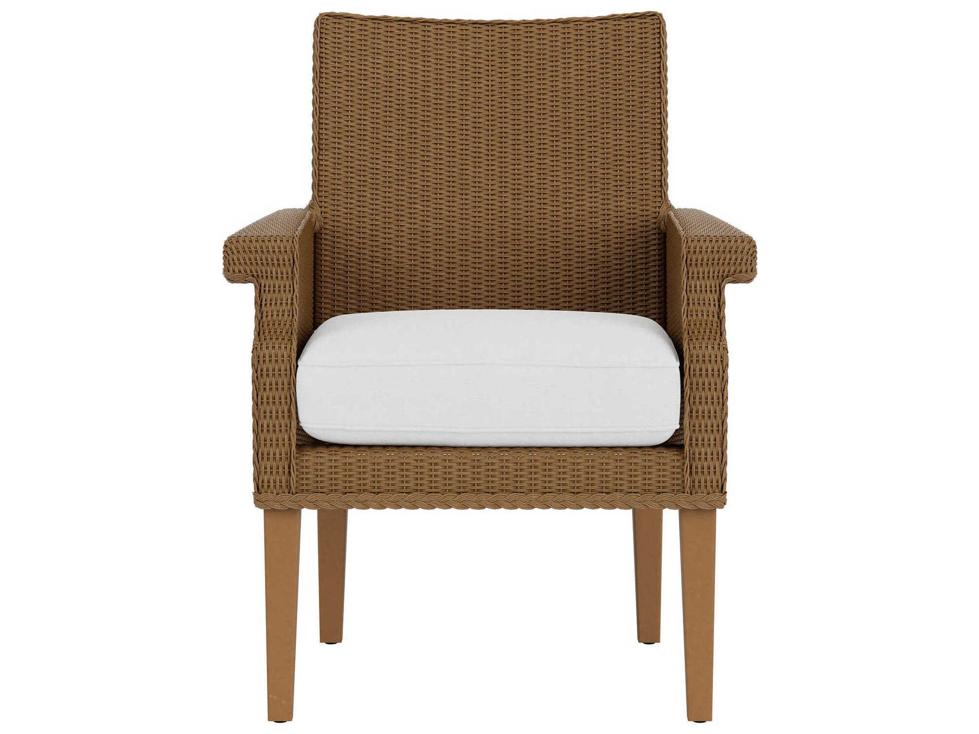 Lloyd Flanders Hamptons Wicker Patio Dining Arm Chair