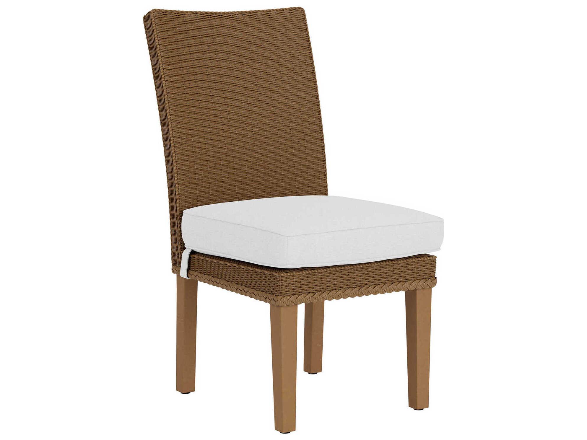 Lloyd Flanders Hamptons Wicker Patio Dining Side Chair