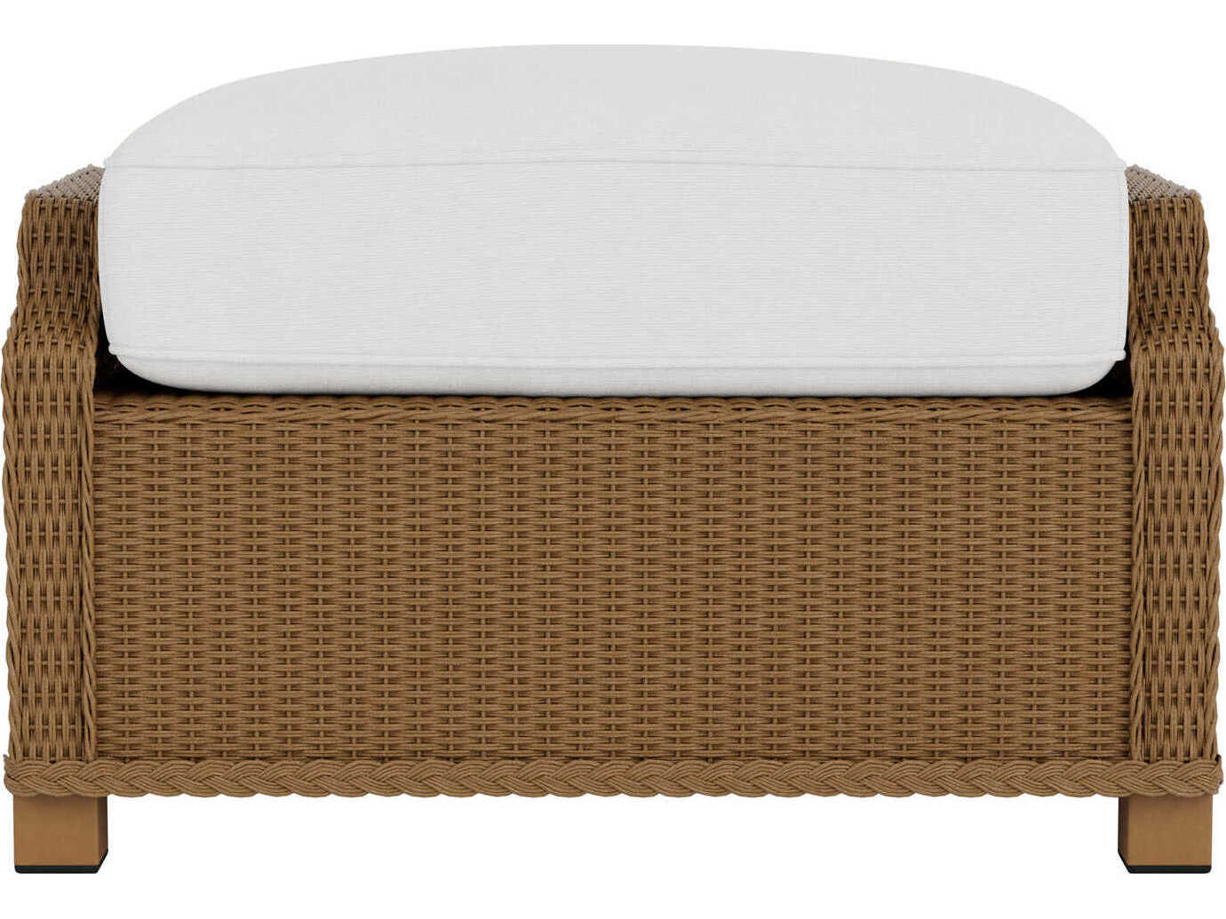 Lloyd Flanders Hamptons Wicker Deep Lounge Outdoor Patio Ottoman