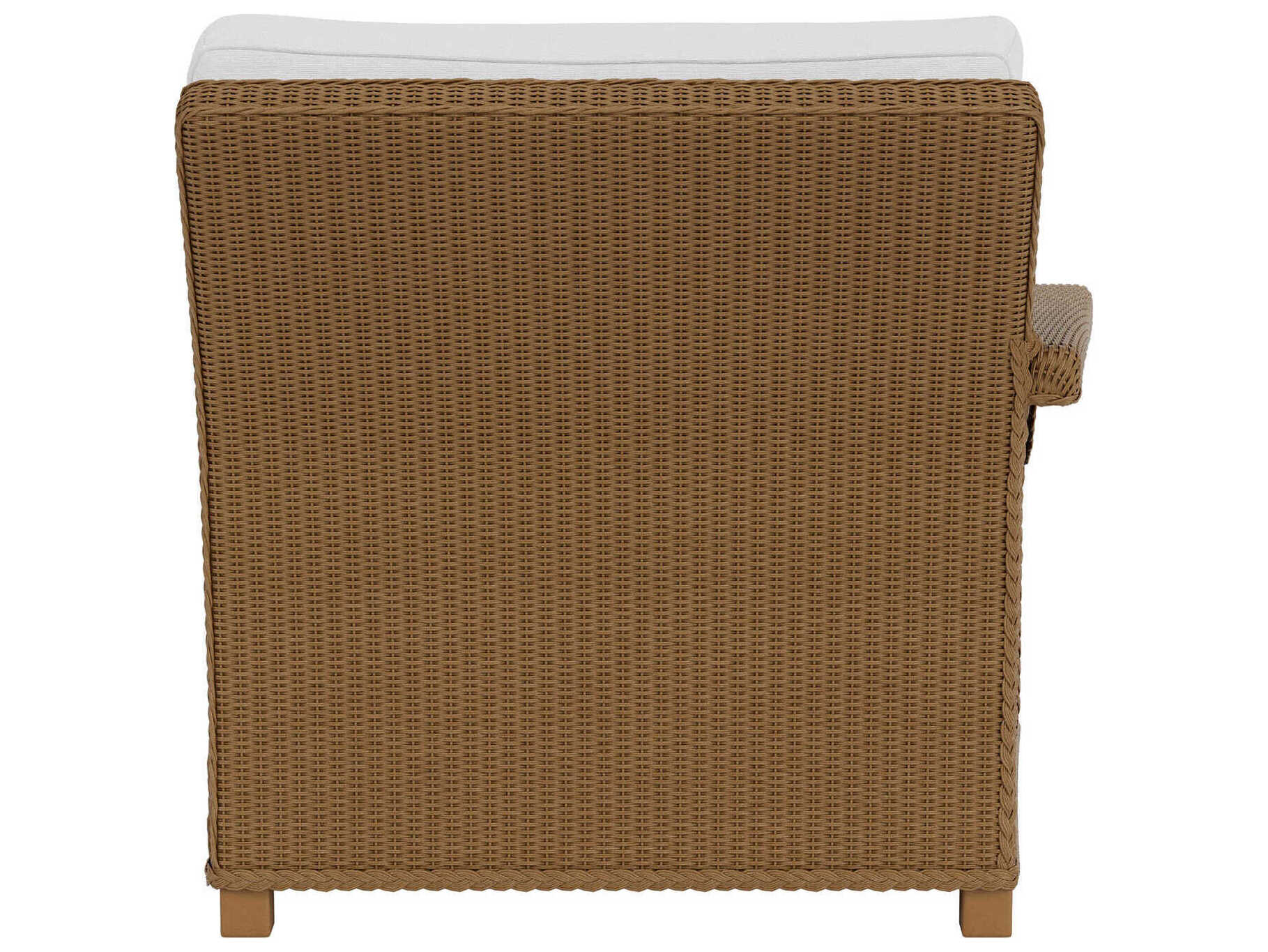 Lloyd Flanders Hamptons Wicker Right Arm Outdoor Lounge Chair