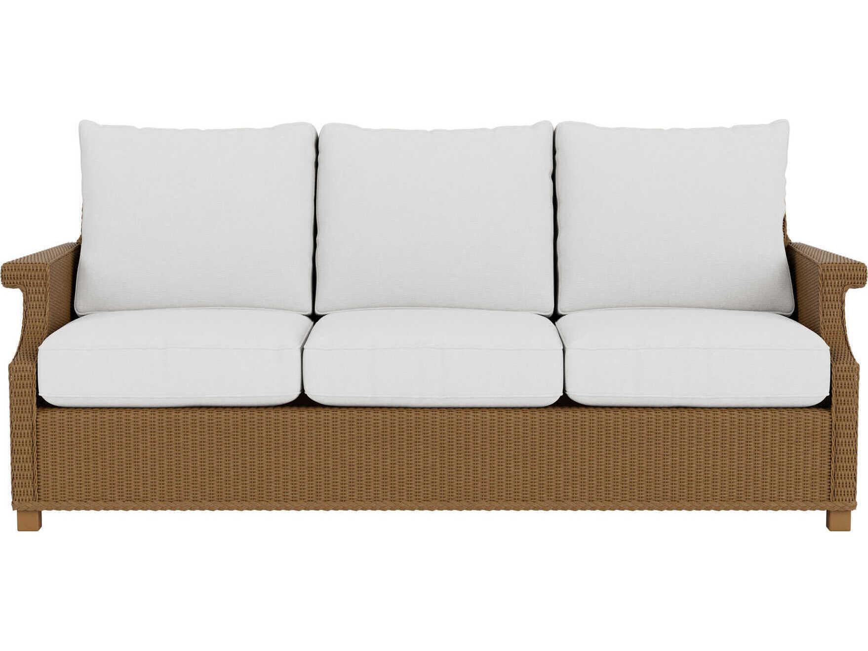 Lloyd Flanders Hamptons Wicker Outdoor Sofa