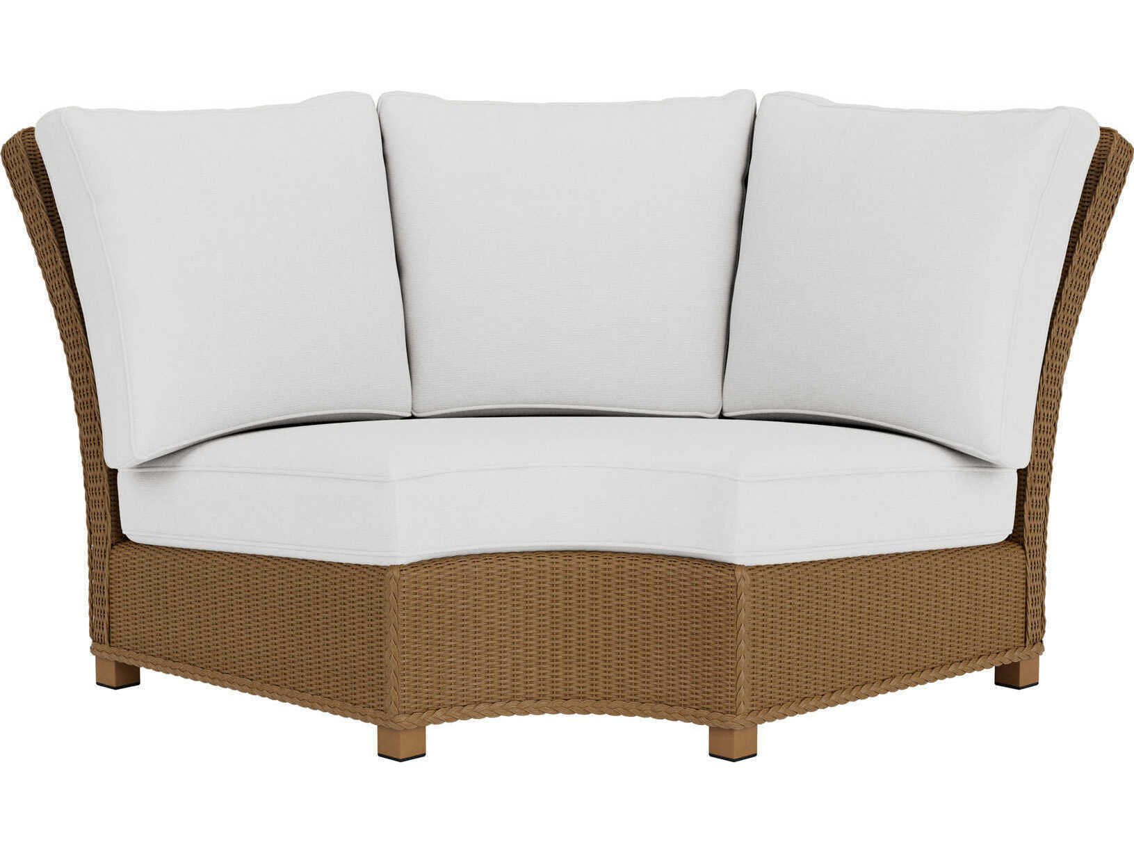 Lloyd Flanders Hamptons Replacement Wedge Corner Lounge Chair Set Cushions