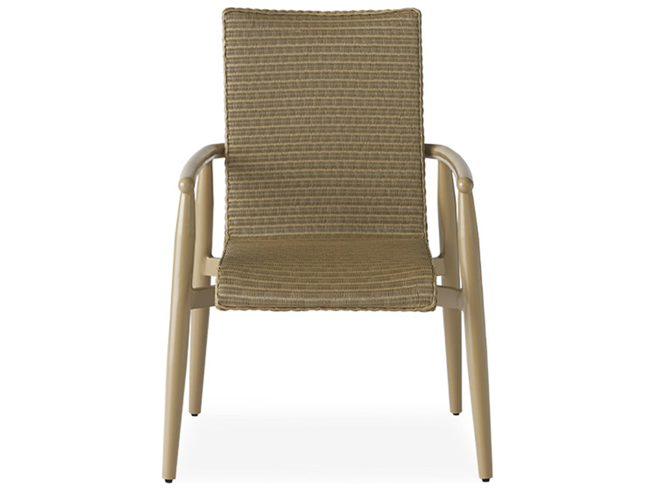 Lloyd Flanders Fairview Wicker Outdoor Dining Arm Chair