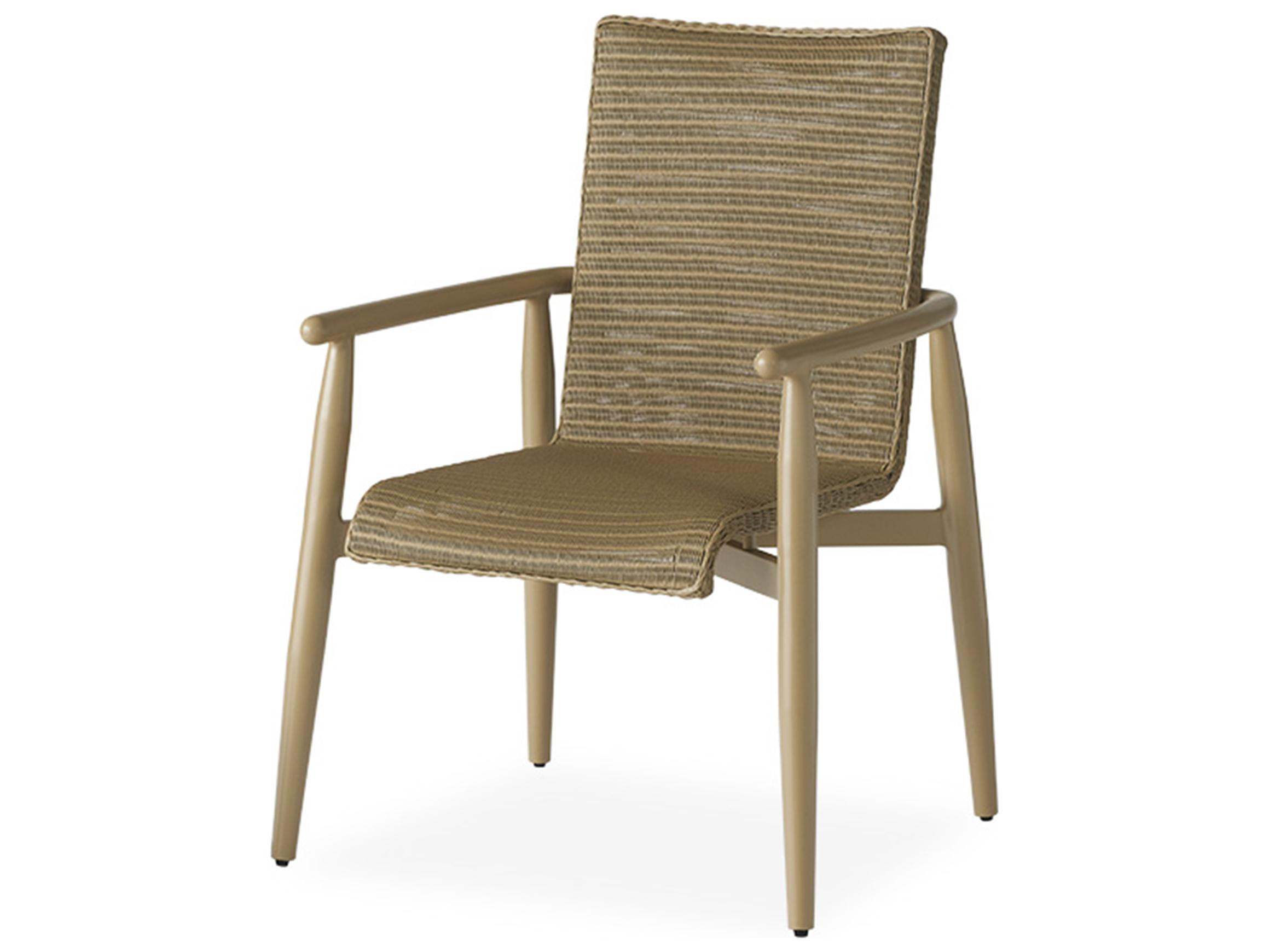 Lloyd Flanders Fairview Wicker Outdoor Dining Arm Chair