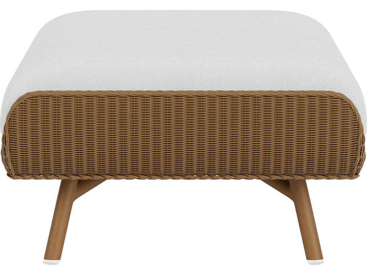 Lloyd Flanders Essence Wicker Outdoor Patio Ottoman