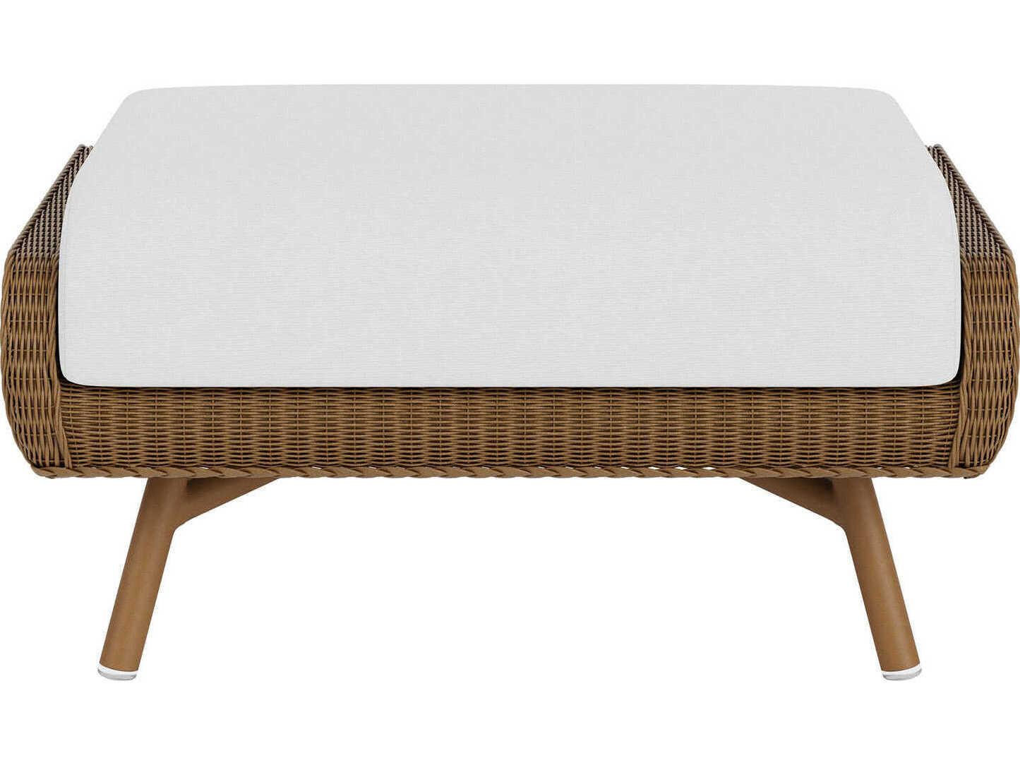 Lloyd Flanders Essence Wicker Outdoor Patio Ottoman