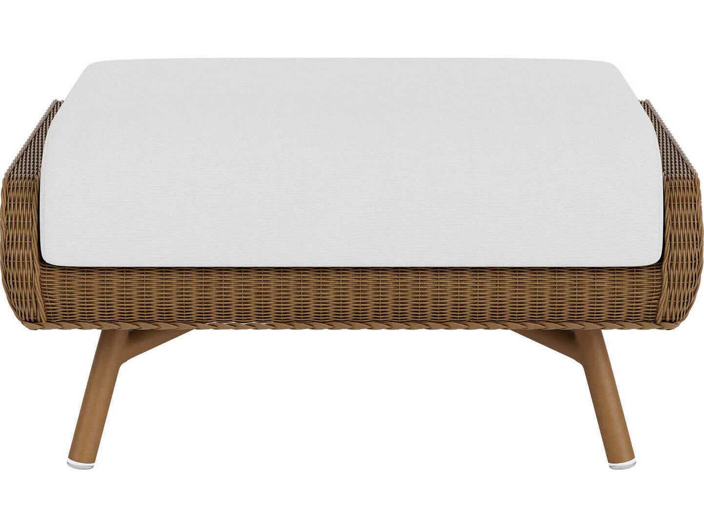 Lloyd Flanders Essence Wicker Outdoor Patio Ottoman