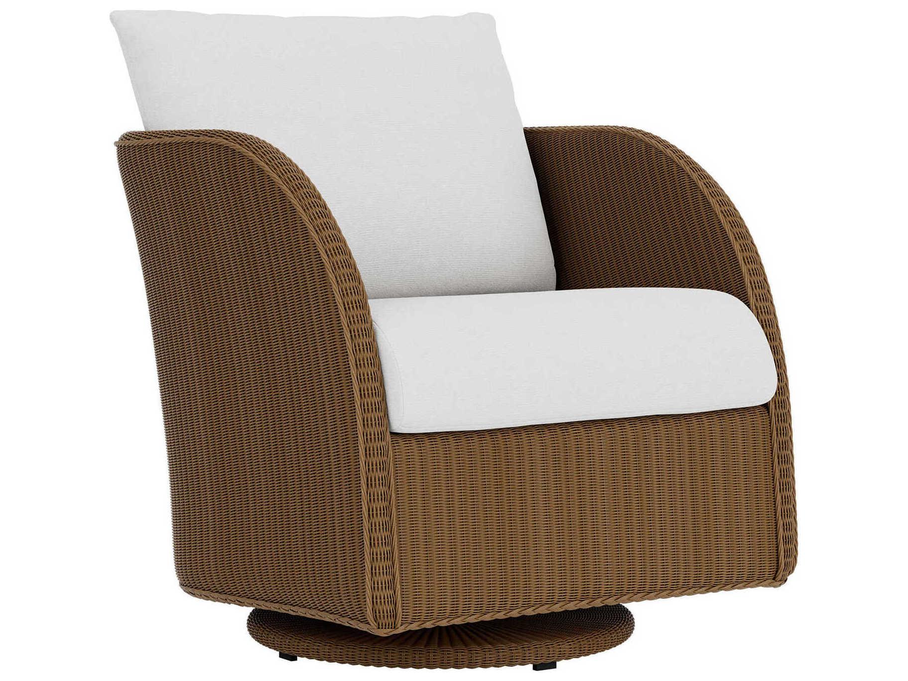 Lloyd Flanders Essence Wicker Swivel Glider Patio Lounge Chair