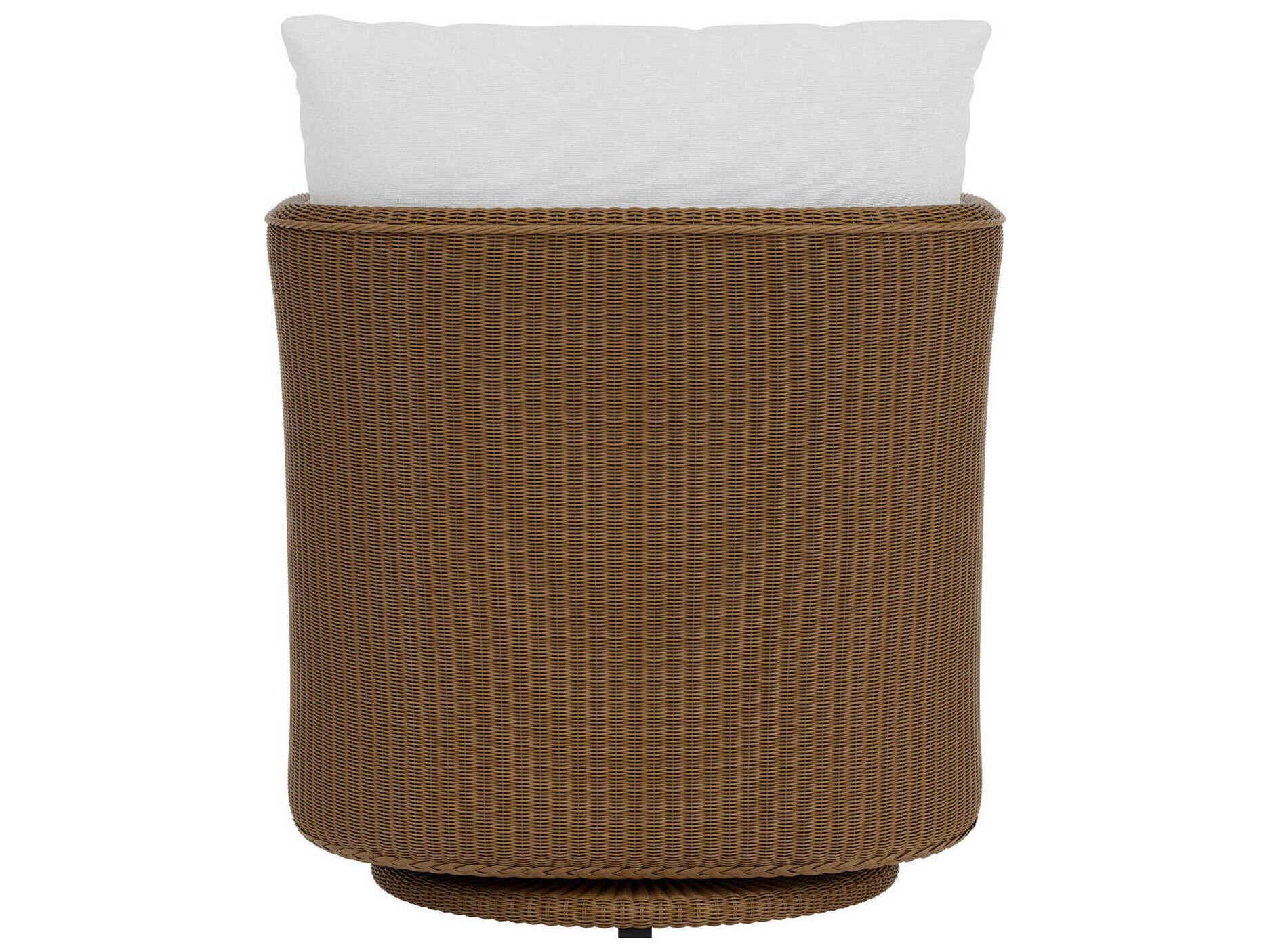 Lloyd Flanders Essence Wicker Swivel Glider Patio Lounge Chair