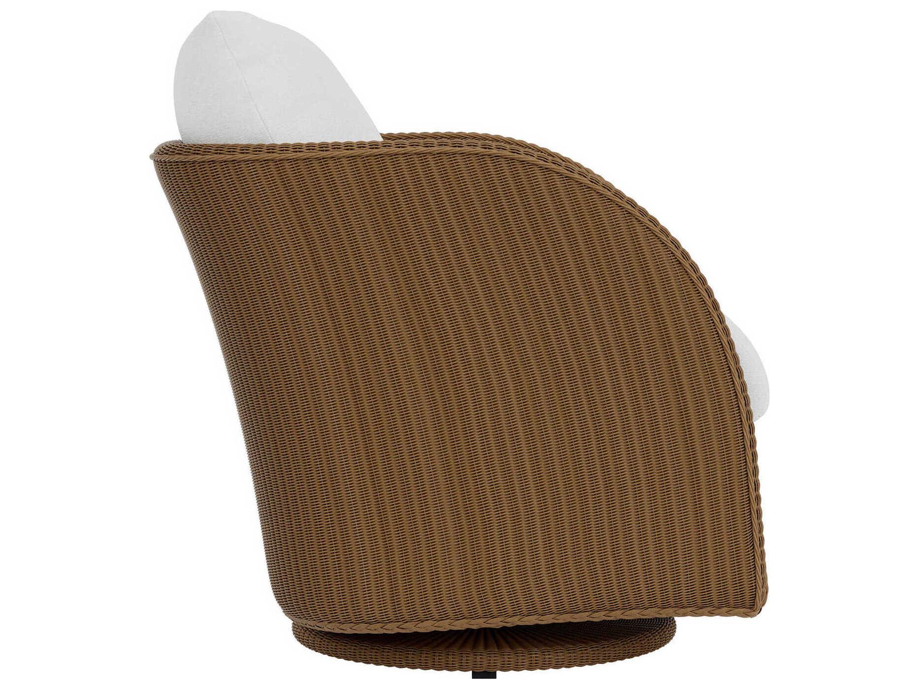 Lloyd Flanders Essence Wicker Swivel Glider Patio Lounge Chair