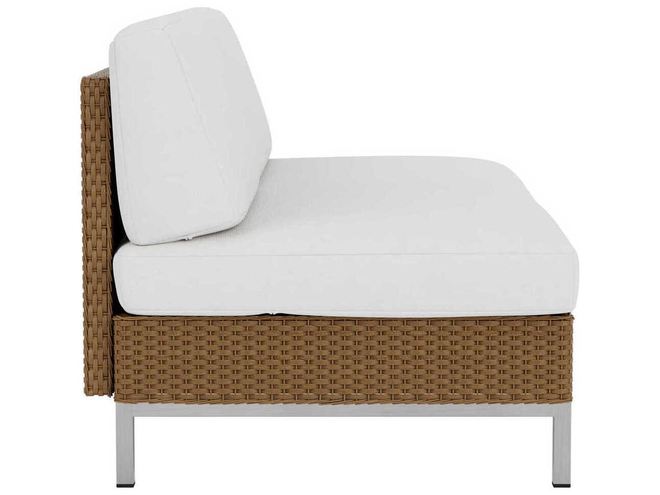 Lloyd Flanders Elements Steel Wicker Patio Loveseat