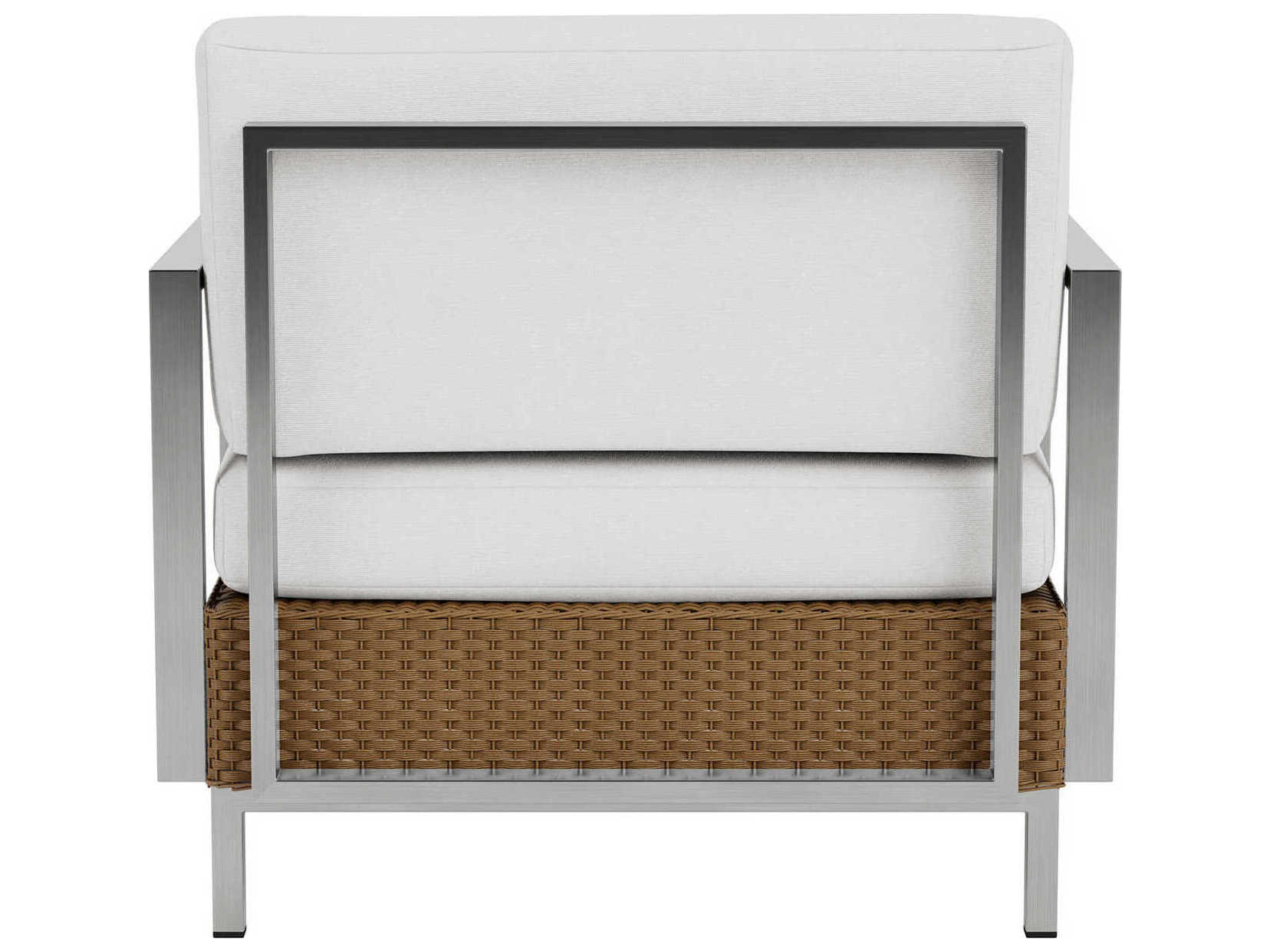 Lloyd Flanders Elements Steel Wicker Patio Lounge Chair