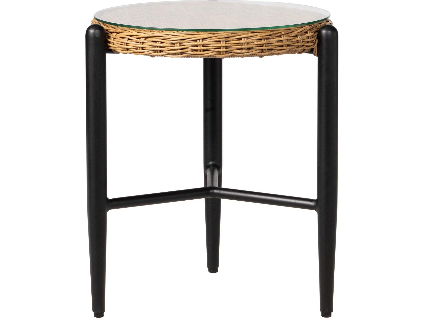 Lloyd Flanders Galloway 18" Round End Table