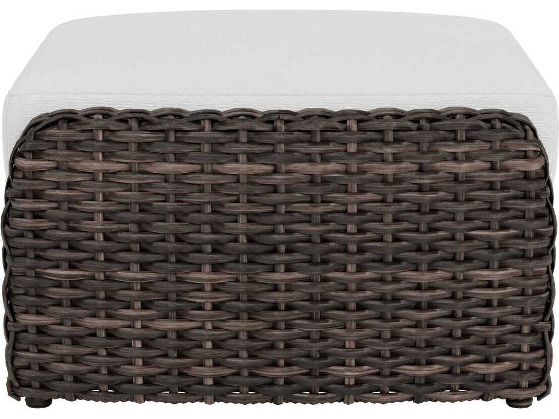 Lloyd Flanders Largo Wicker Outdoor Patio Ottoman