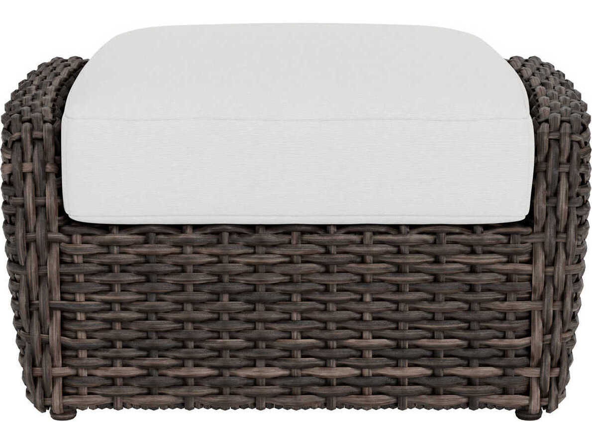 Lloyd Flanders Largo Wicker Outdoor Patio Ottoman