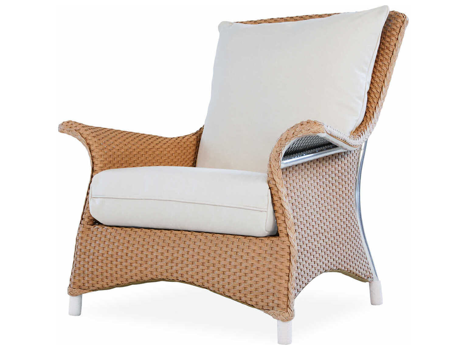 Lloyd Flanders Mandalay Wicker Outdoor Patio Lounge Chair