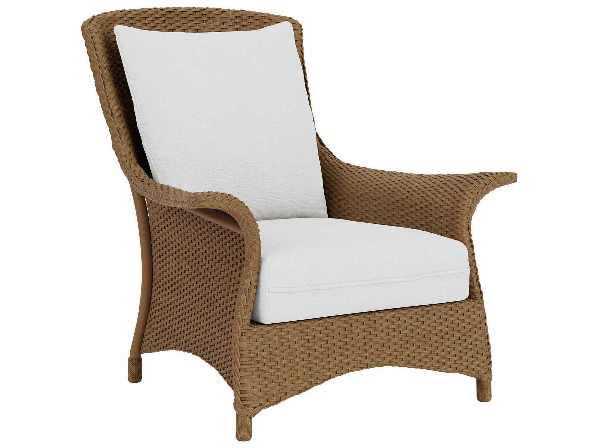 Lloyd Flanders Mandalay Wicker Outdoor Patio Lounge Chair