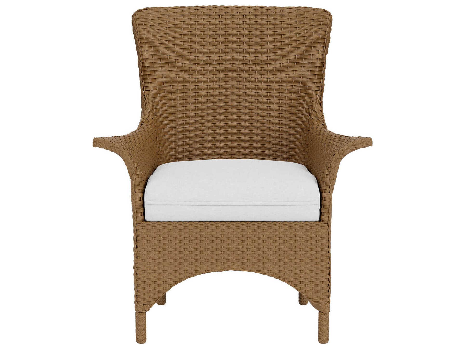 Lloyd Flanders Mandalay Wicker Outdoor Dining Arm Chair