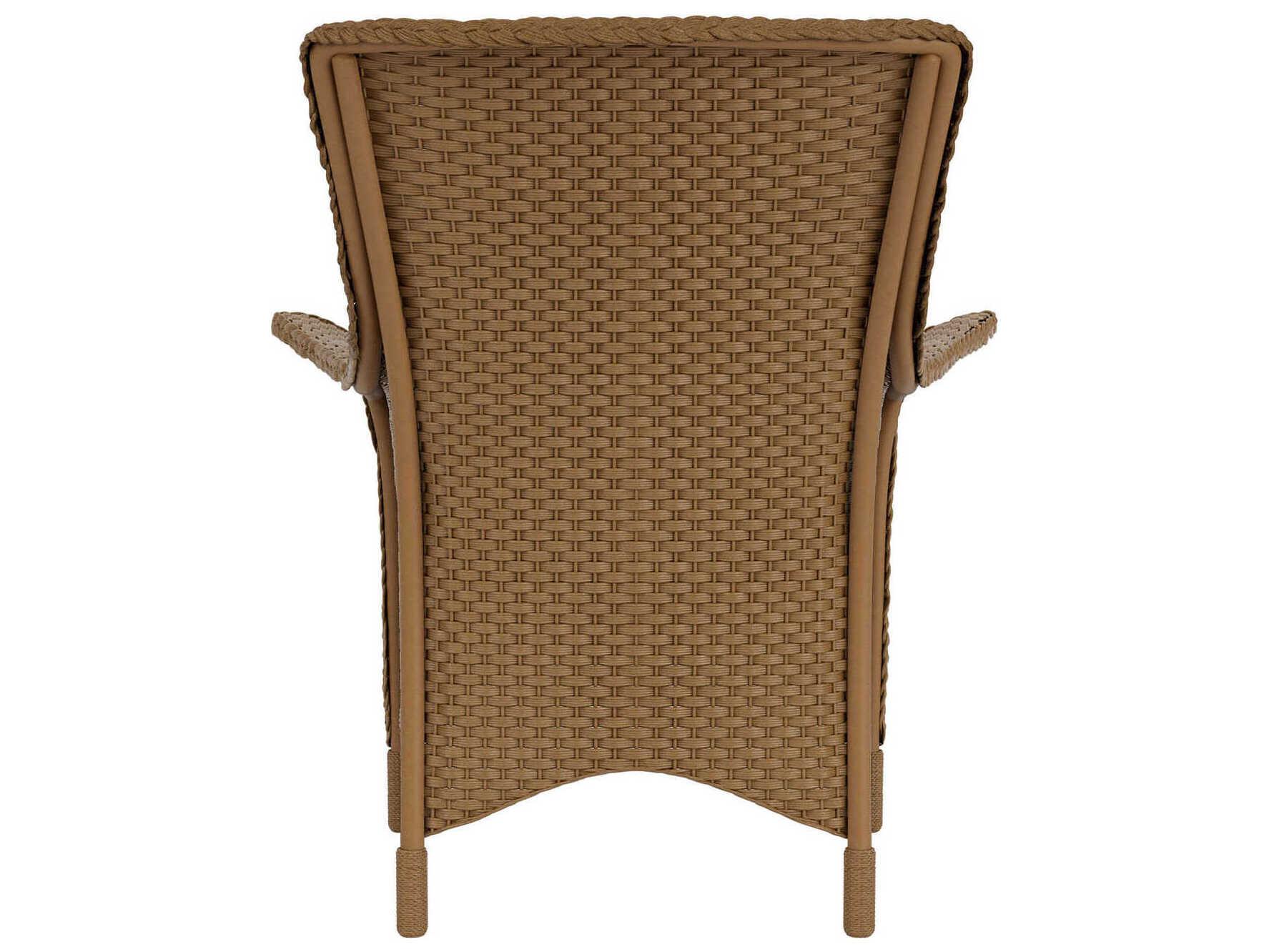 Lloyd Flanders Mandalay Wicker Outdoor Dining Arm Chair