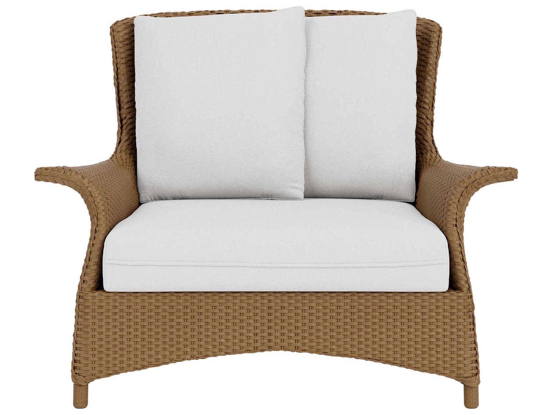 Lloyd Flanders Mandalay Wicker Patio Lounge Chair and Half