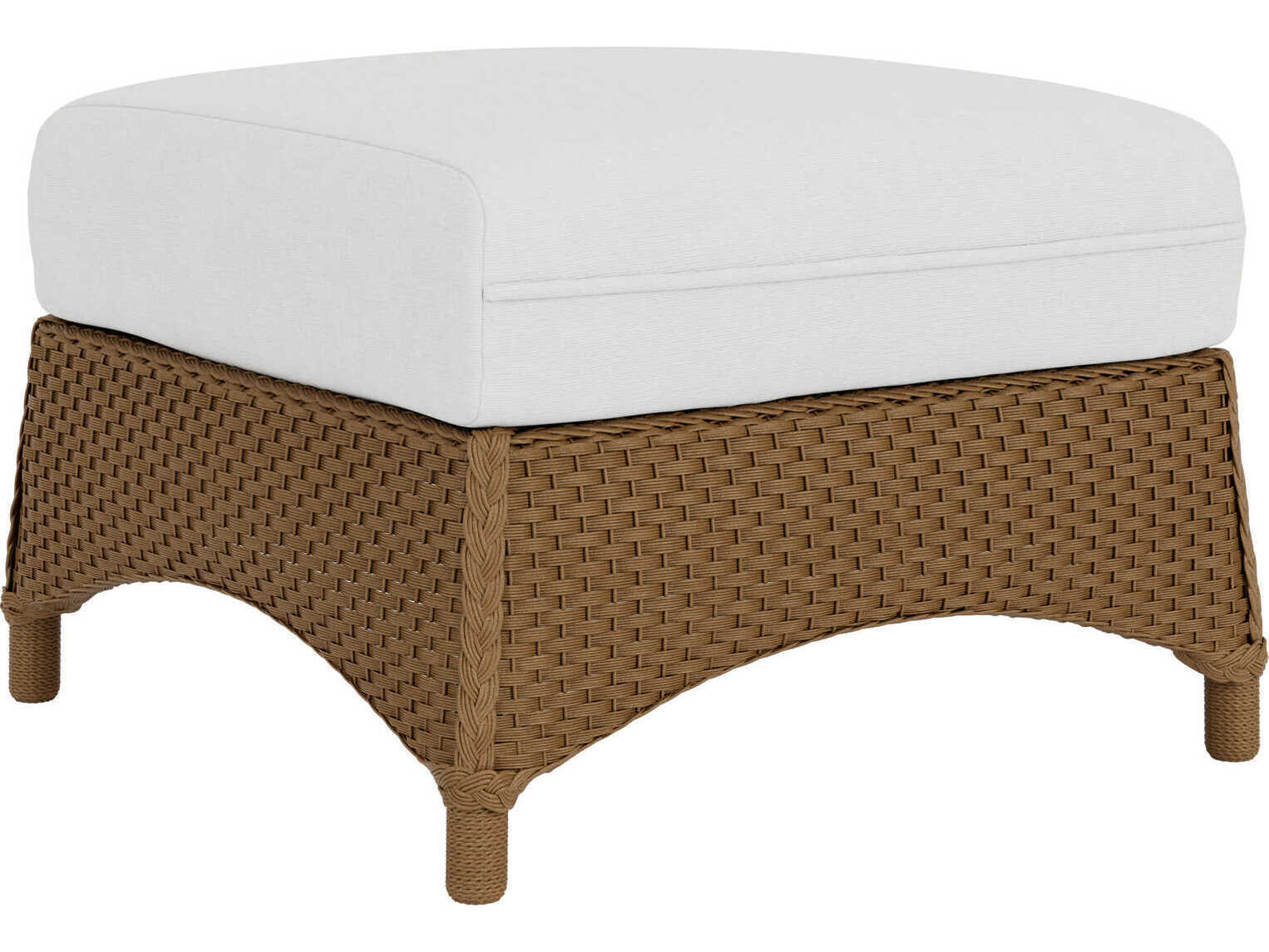 Lloyd Flanders Mandalay Wicker Outdoor Patio Ottoman