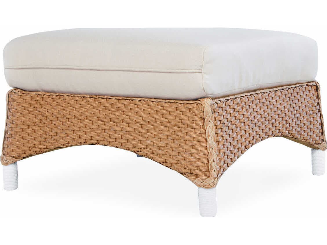 Lloyd Flanders Mandalay Wicker Outdoor Patio Ottoman