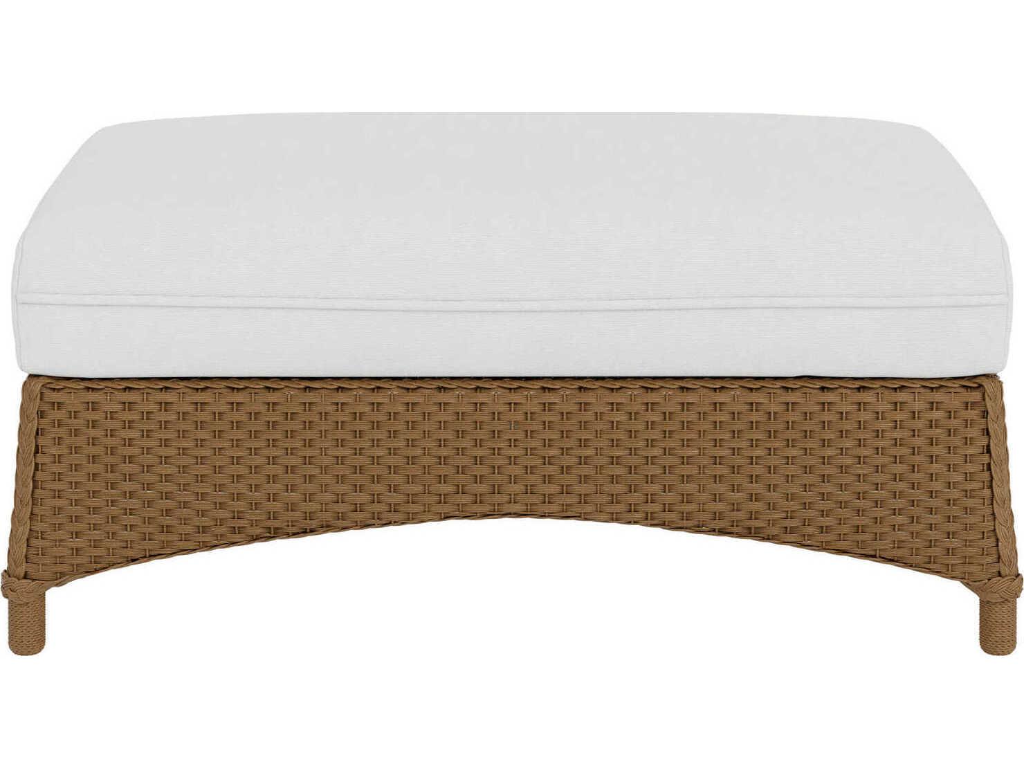 Lloyd Flanders Mandalay Wicker Large Patio Ottoman