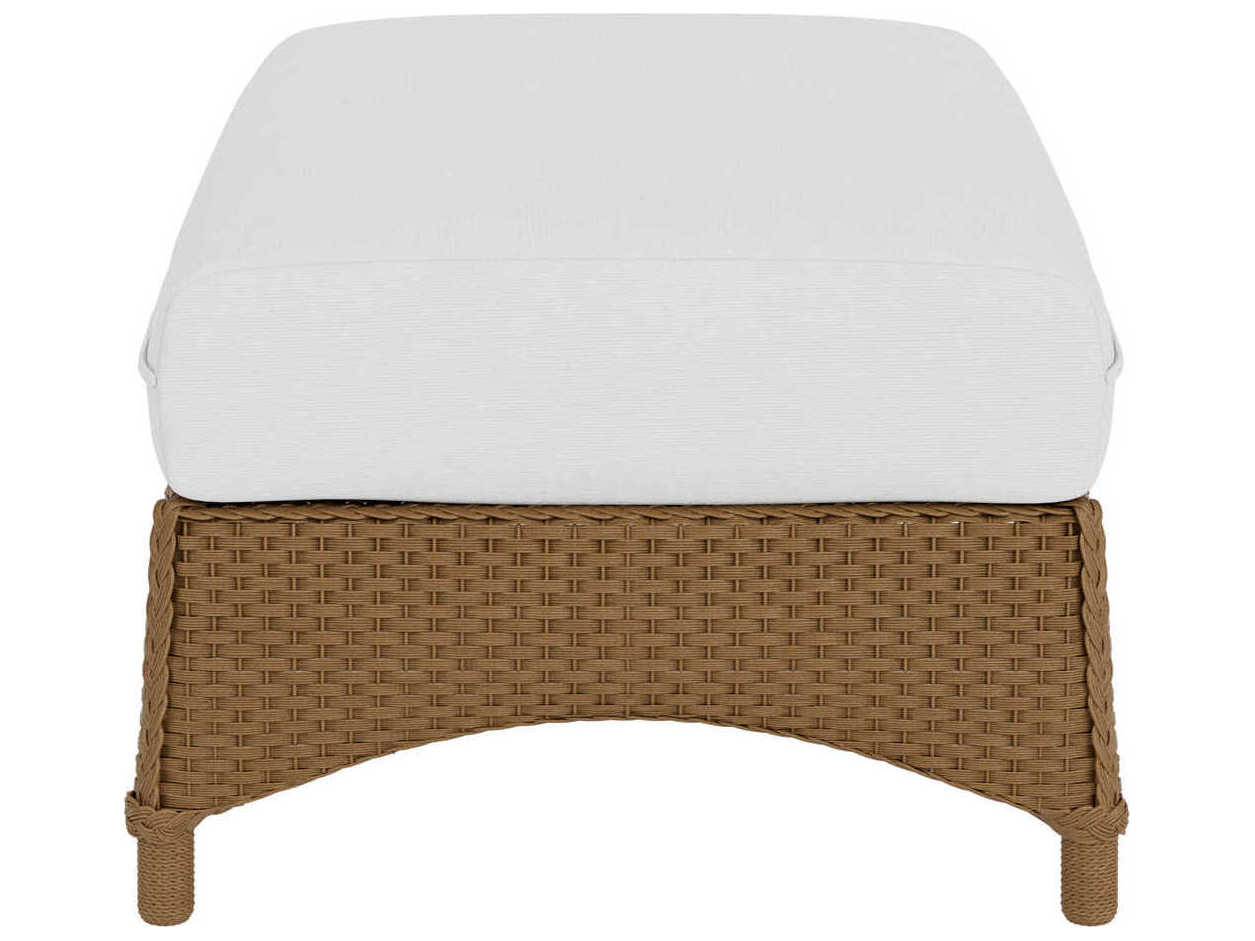 Lloyd Flanders Mandalay Wicker Large Patio Ottoman
